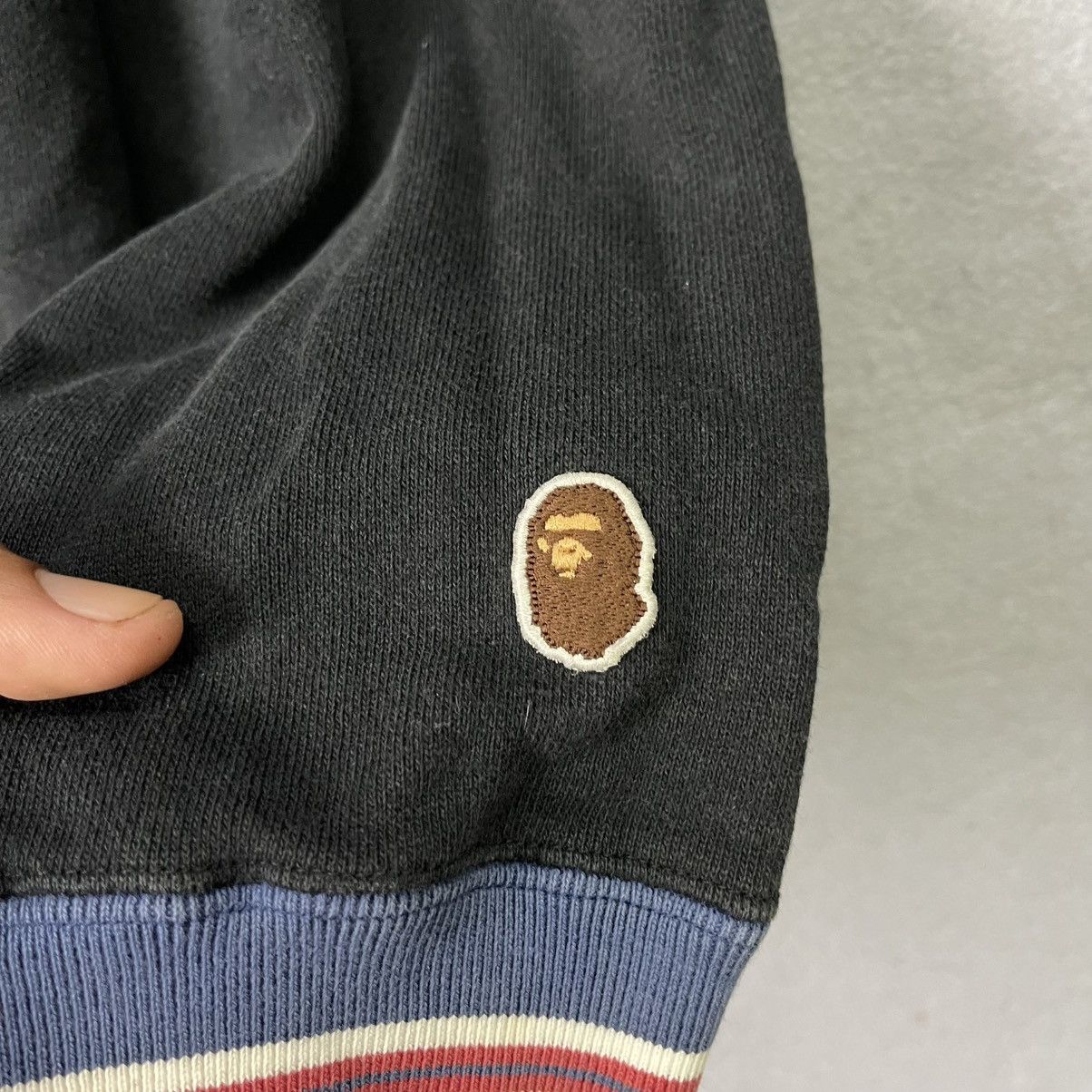 Bape A Bathing Ape (BAPE) “Ape Shall Never Kill Ape” Zip Sweater Size US L / EU 52-54 / 3 - 6 Thumbnail