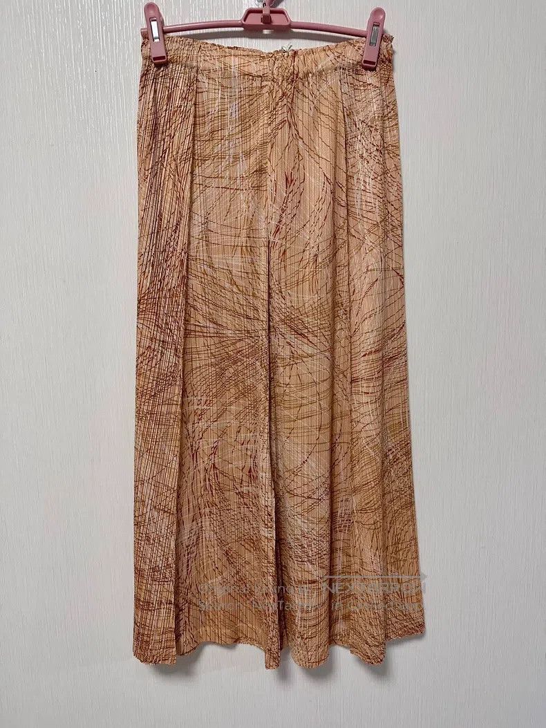 Issey Miyake Issey Miyake Brown Midi Skirt Size 26" / US 2 / IT 38 - 1 Thumbnail