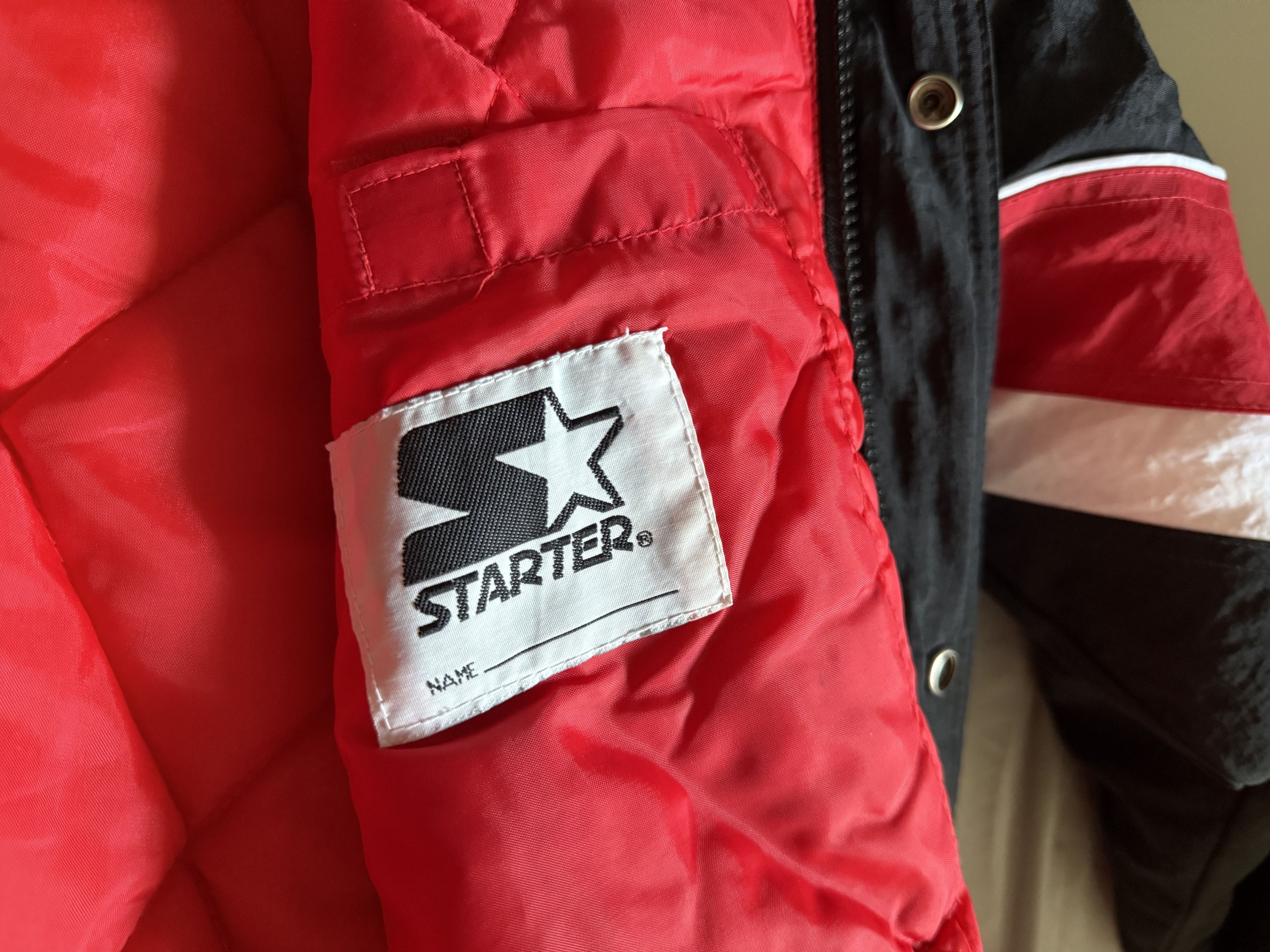 Starter Chicago Bulls Starter Jacket Large Size US L / EU 52-54 / 3 - 9 Thumbnail