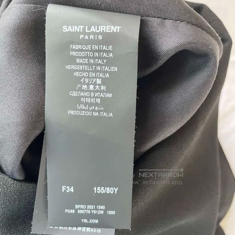 Saint Laurent Paris Saint Laurent Paris Jumpsuit Size 33" - 5 Thumbnail
