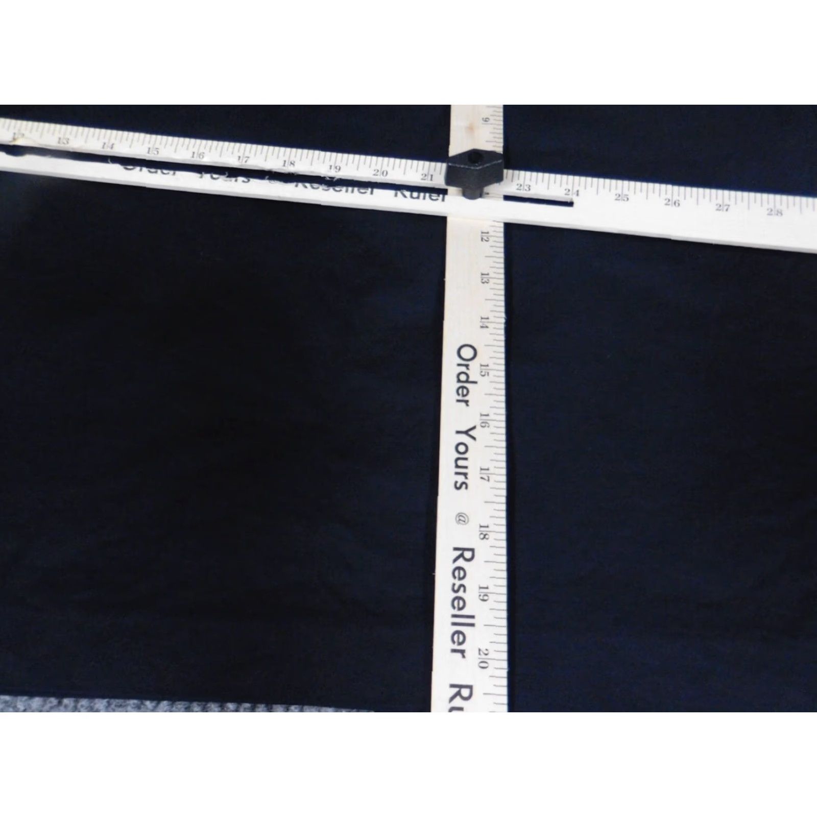 Coldwater Creek Coldwater Creek Skirt Petites 12P Womens Black A-Line Knee Length Stretch Cotton Zipper Size 34" / US 12 / IT 48 - 6 Thumbnail