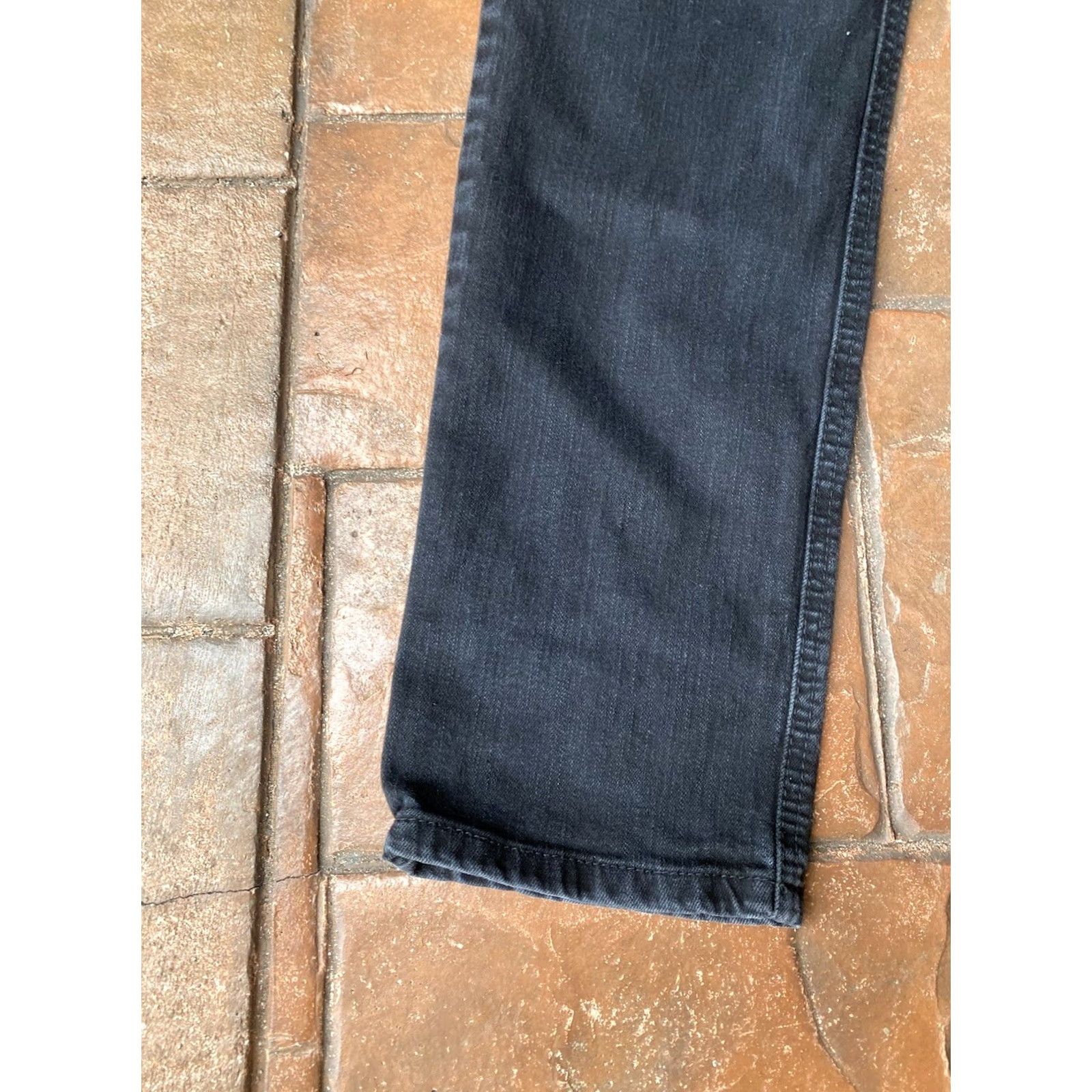Diesel Diesel Jeans Slim Regular Straight Leg Denim 28 Black Mens Jeans 5-Pocket Logo Button Size US 28 / EU 44 - 6 Thumbnail