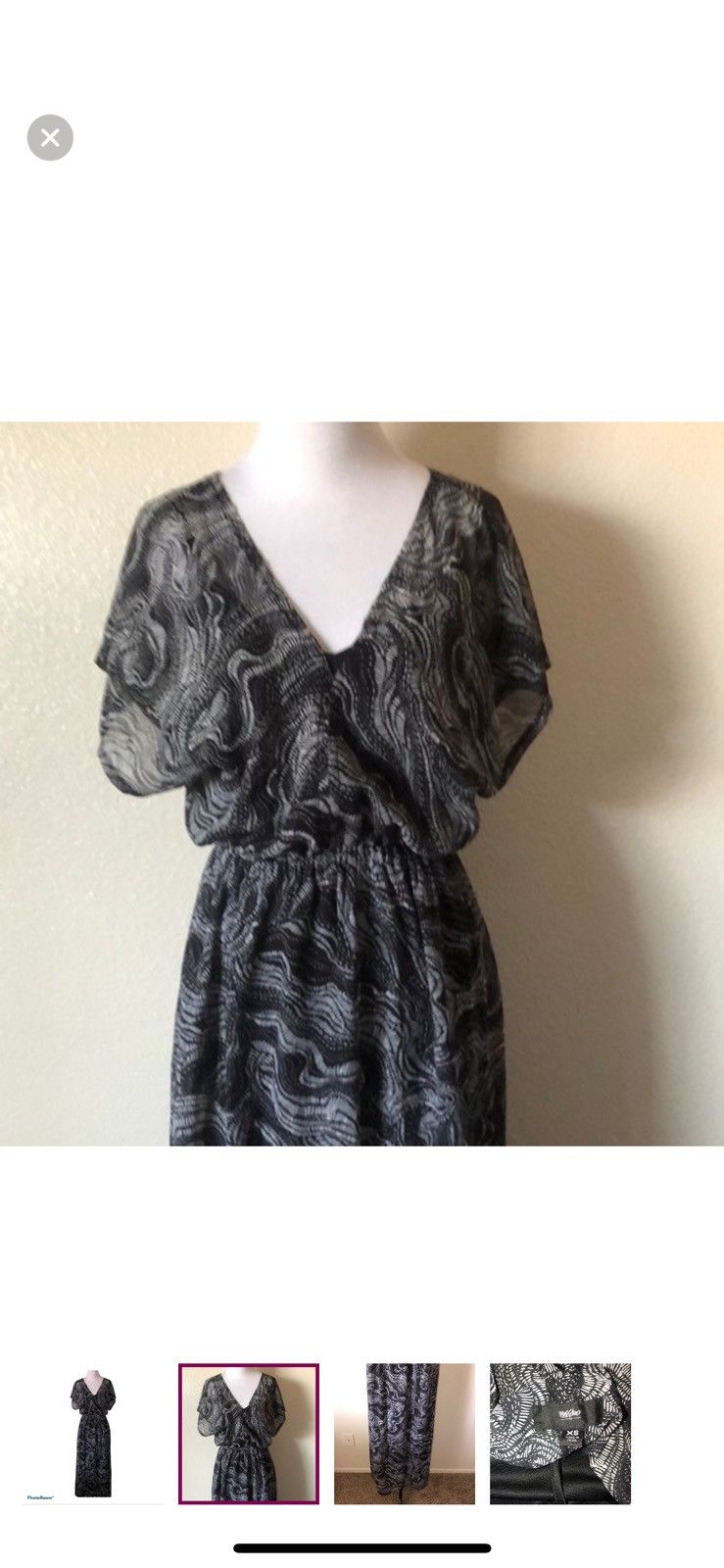 Mossimo Mossimo XS kimono style maxi dress Size XS / US 0-2 / IT 36-38 - 4 Thumbnail