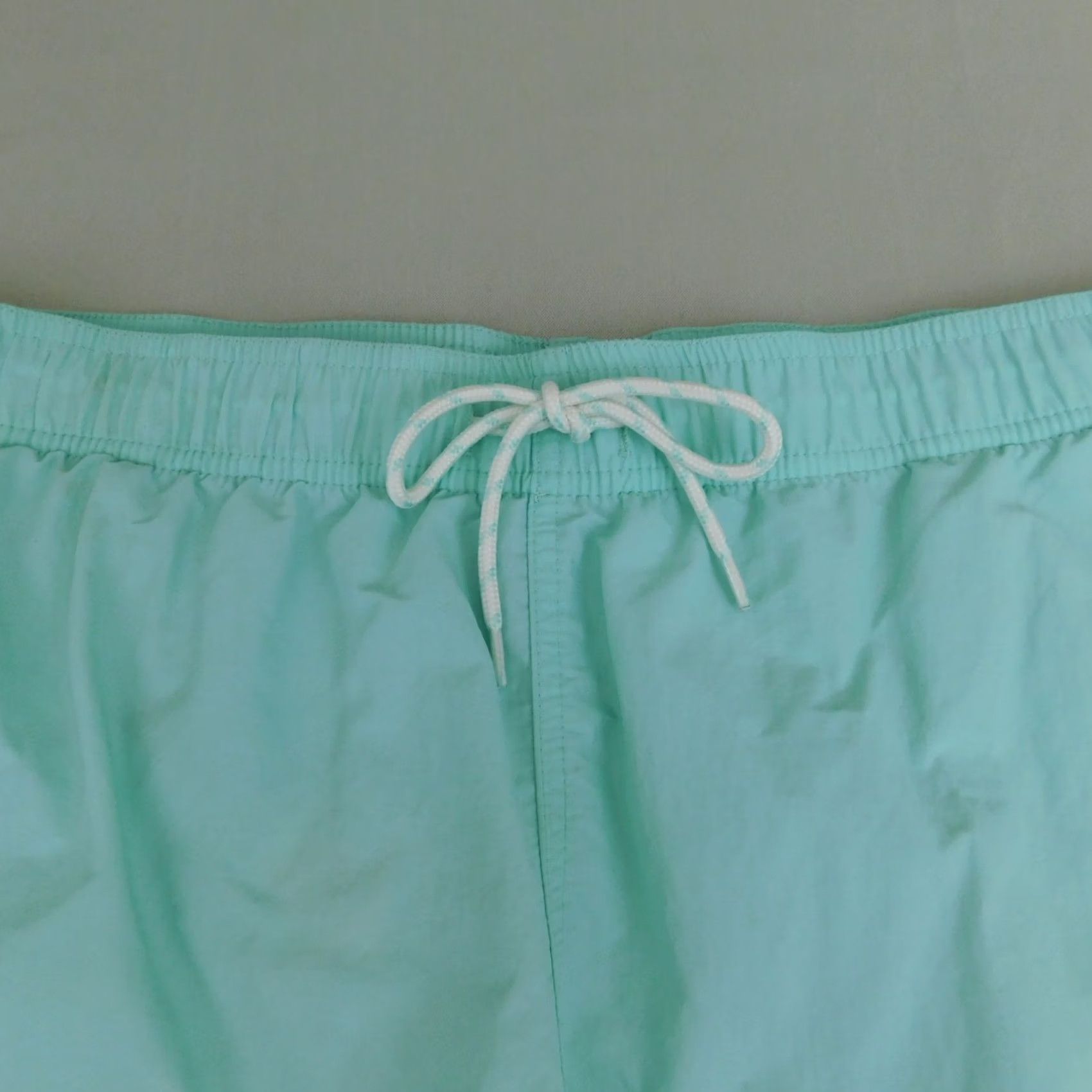 Vintage Goodfellow & Co Swim Trunks Shorts Seafoam Green L Adults Pockets Beach Tropical Mens Size US 33 - 3 Thumbnail