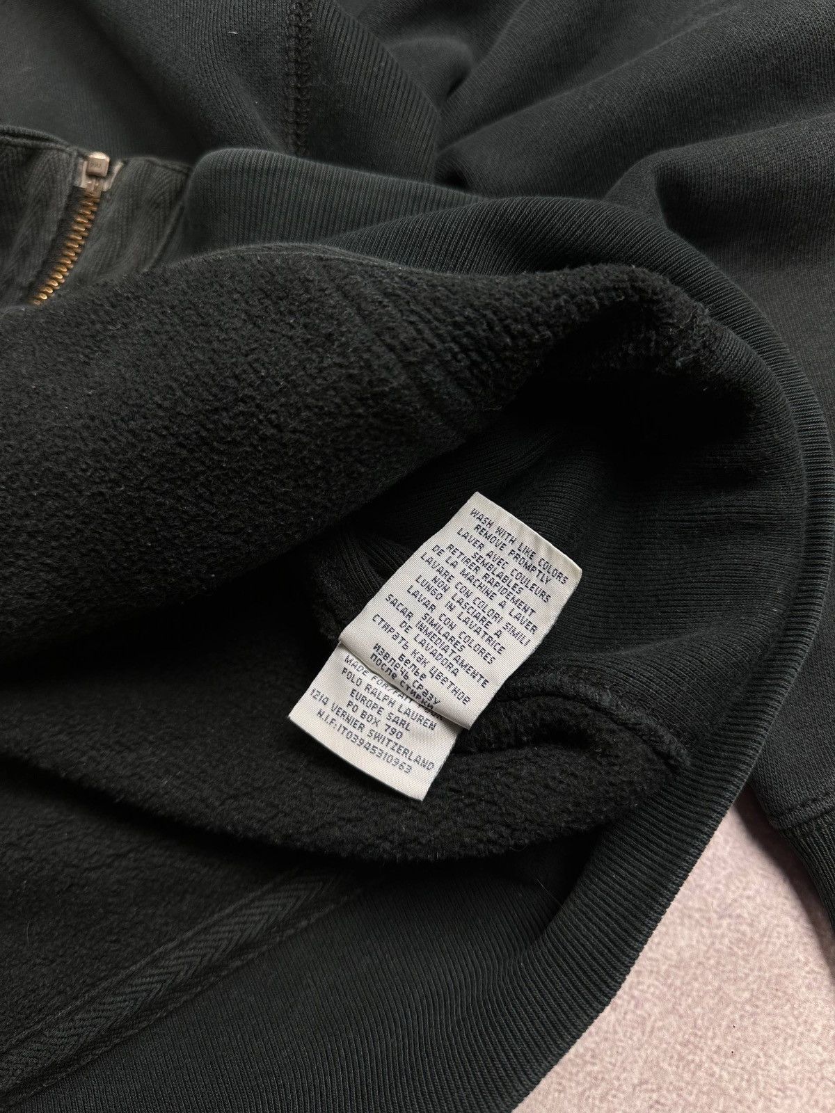 Polo Ralph Lauren Vintage 90s Polo Ralph Lauren Heavy Cotton Zip Hoodie L Size US L / EU 52-54 / 3 - 8 Thumbnail