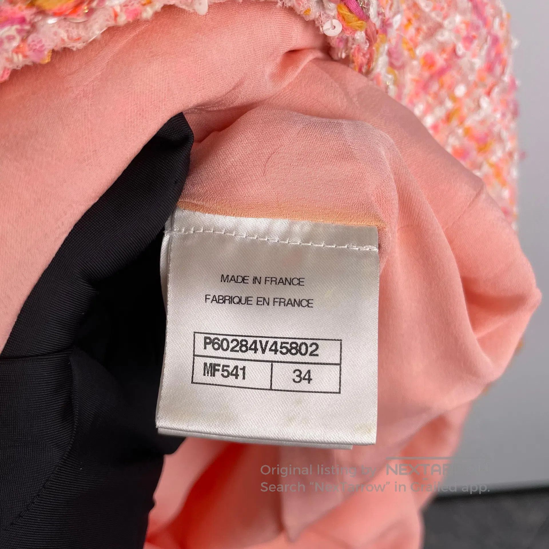 Chanel Chanel Cruise series orange tweed sequin dress size 34| Size XXS / US 00 / IT 34 - 9 Thumbnail