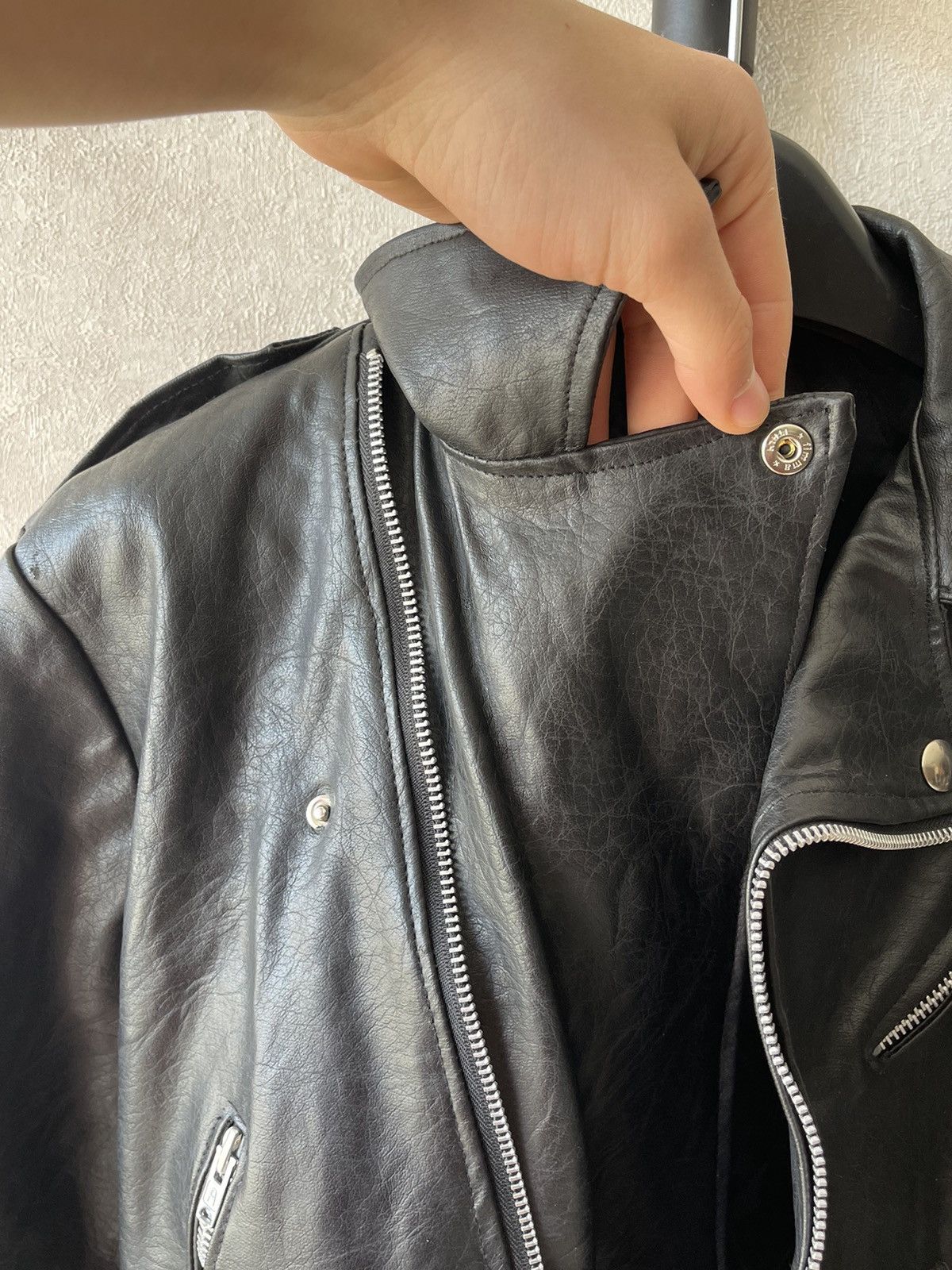 Vintage Vintage Faux Leather Perfecto Biker Jacket / Double Rider Size XS / US 0-2 / IT 36-38 - 3 Thumbnail