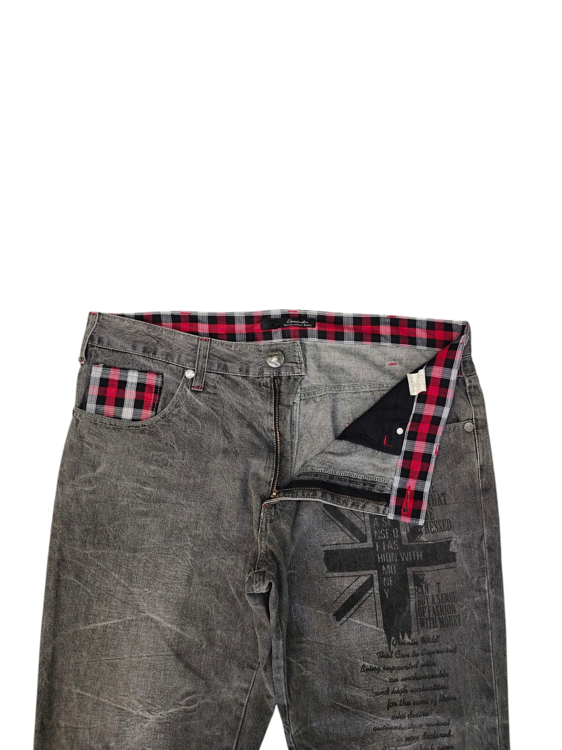 Hysteric Glamour × Undercover Vintage Dominate Japan Cross Poem Clawmark Denim Jeans Size US 40 / EU 56 - 8 Thumbnail