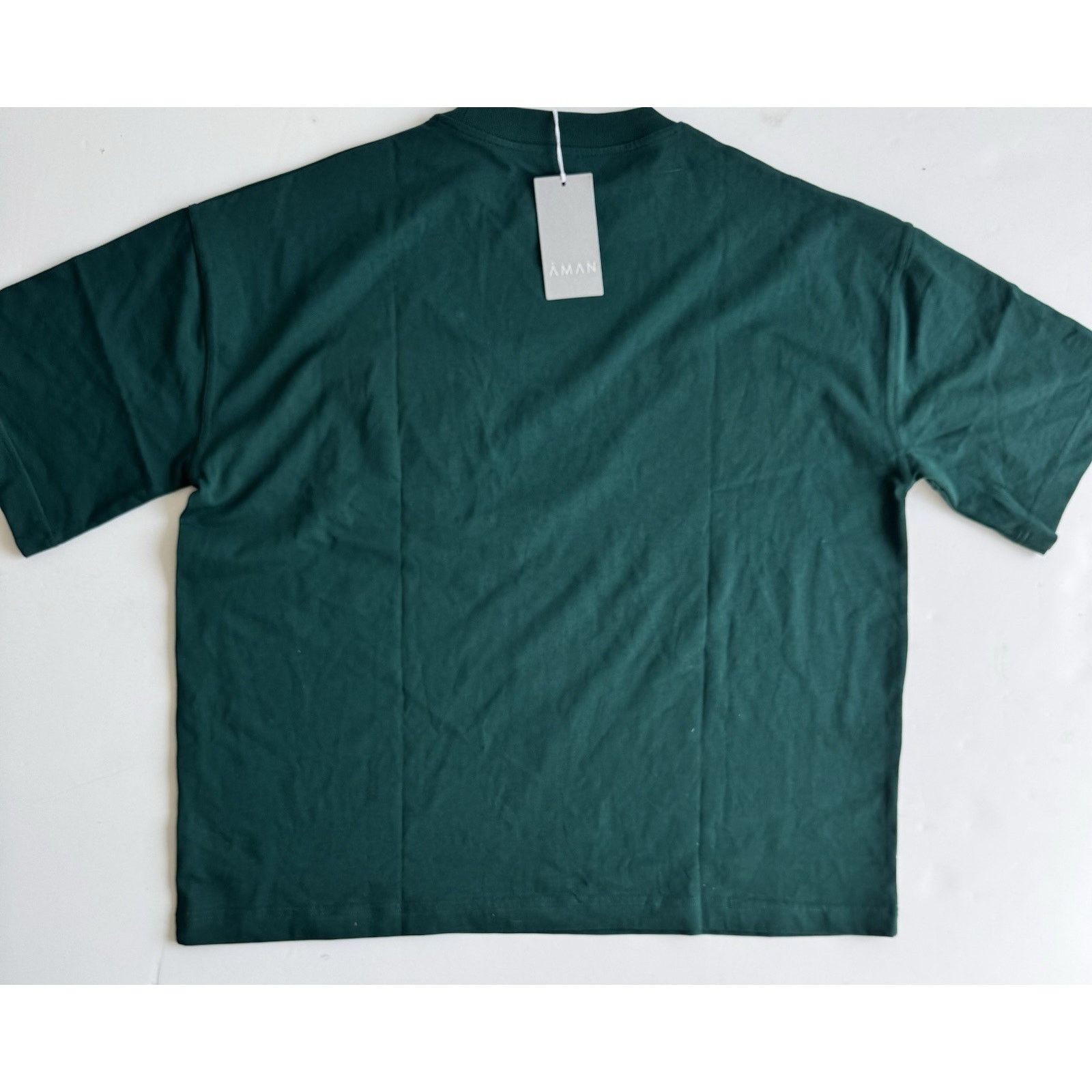 Other Aman Essentials Unisex Oversized Pocket Tee -Dark Green XL Size US XL / EU 56 / 4 - 4 Thumbnail