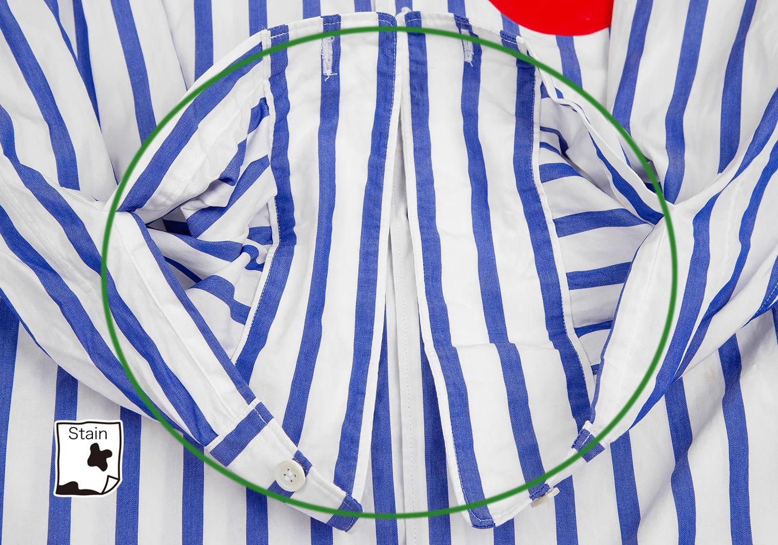 Comme des Garcons Homme Plus Rolling Stones Lip and Tongue Print Stripe Shirt White Blue Size US S / EU 44-46 / 1 - 4 Thumbnail