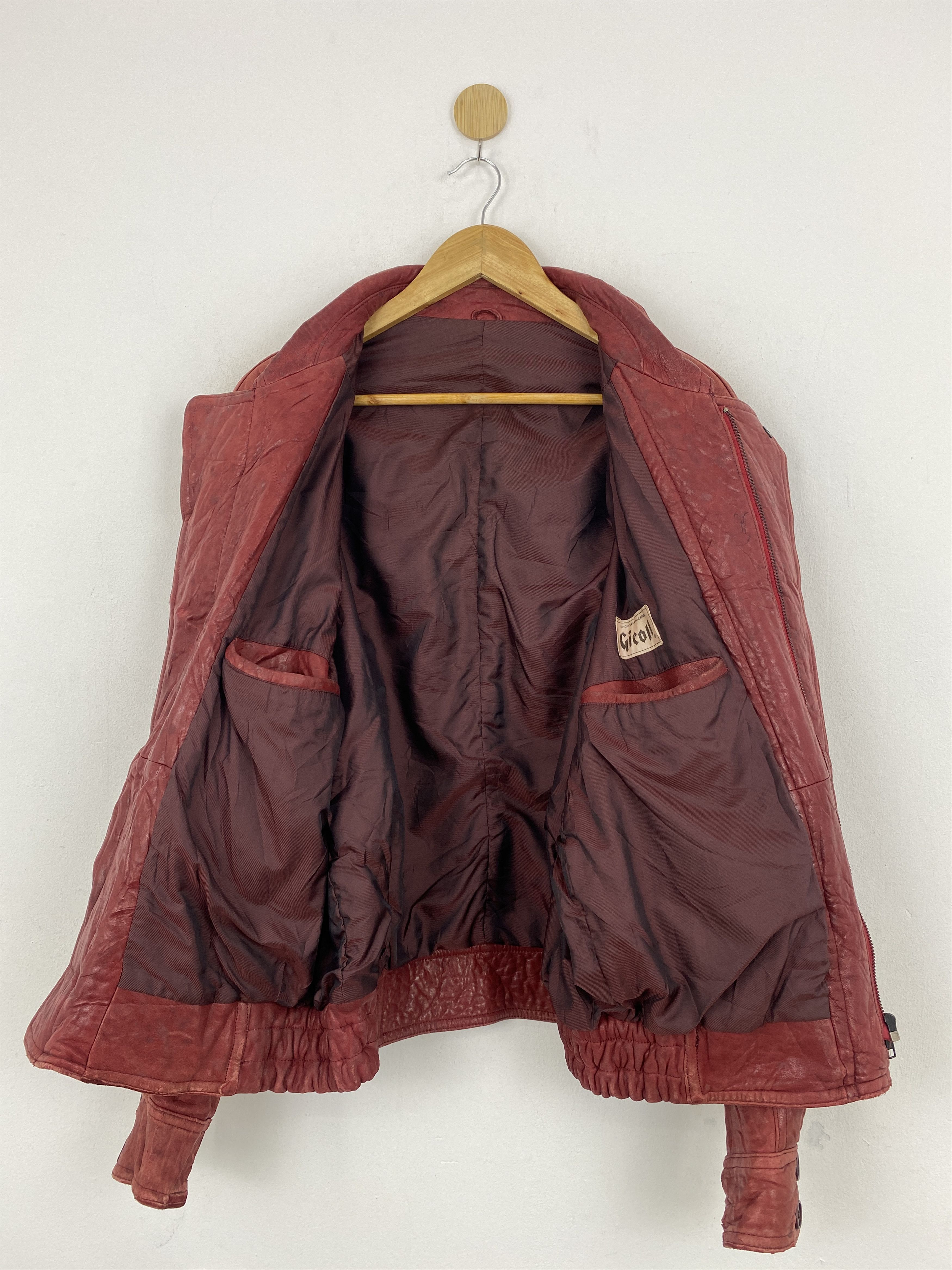 Japanese Brand Vintage Japanese Brand Gicoll Japan Leather Jacket JA0081 Size US M / EU 48-50 / 2 - 7 Thumbnail