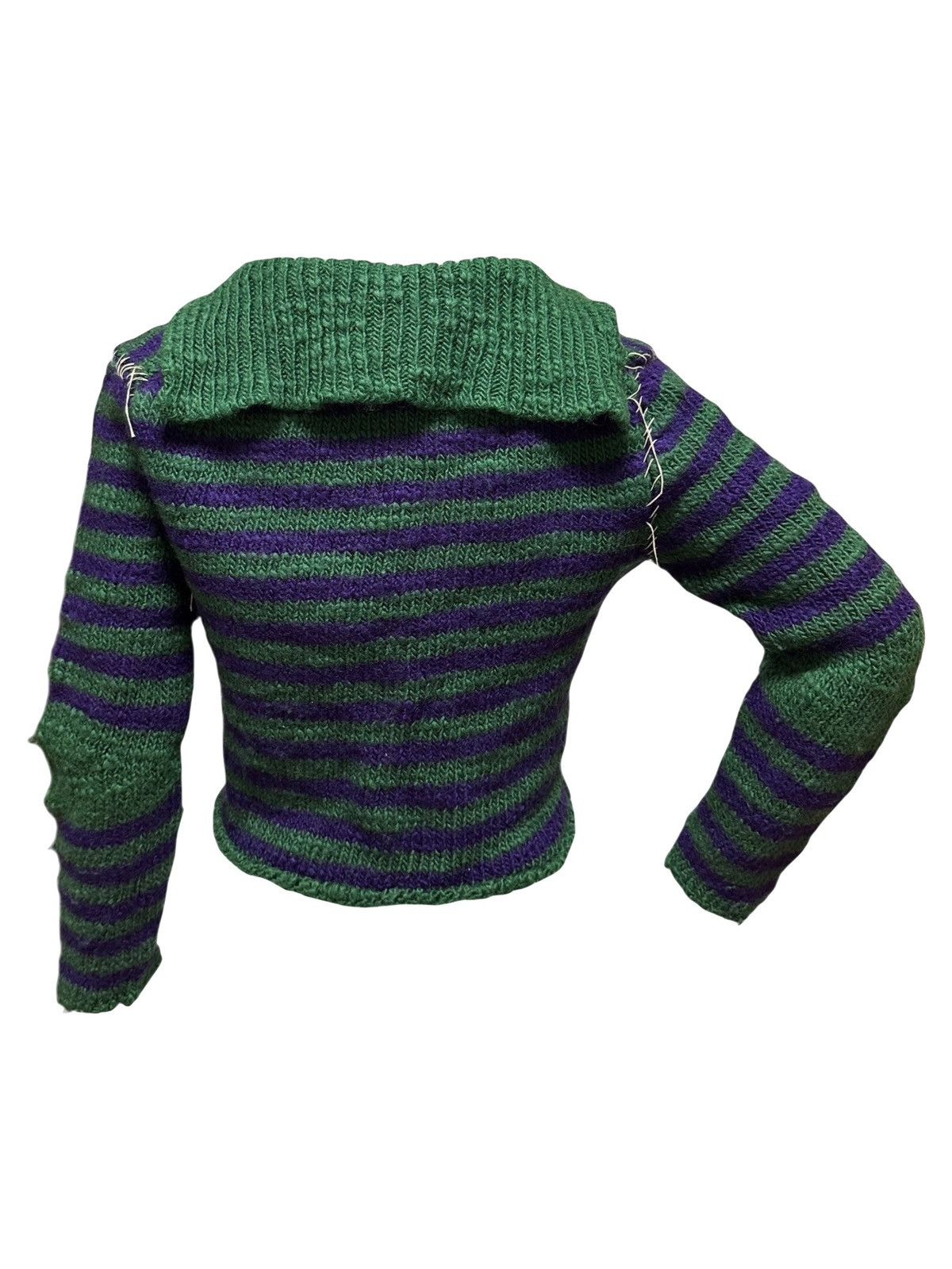 Marni MARNI Fall Winter 2018 Striped Knit Cardigan Size M / US 6-8 / IT 42-44 - 2 Thumbnail
