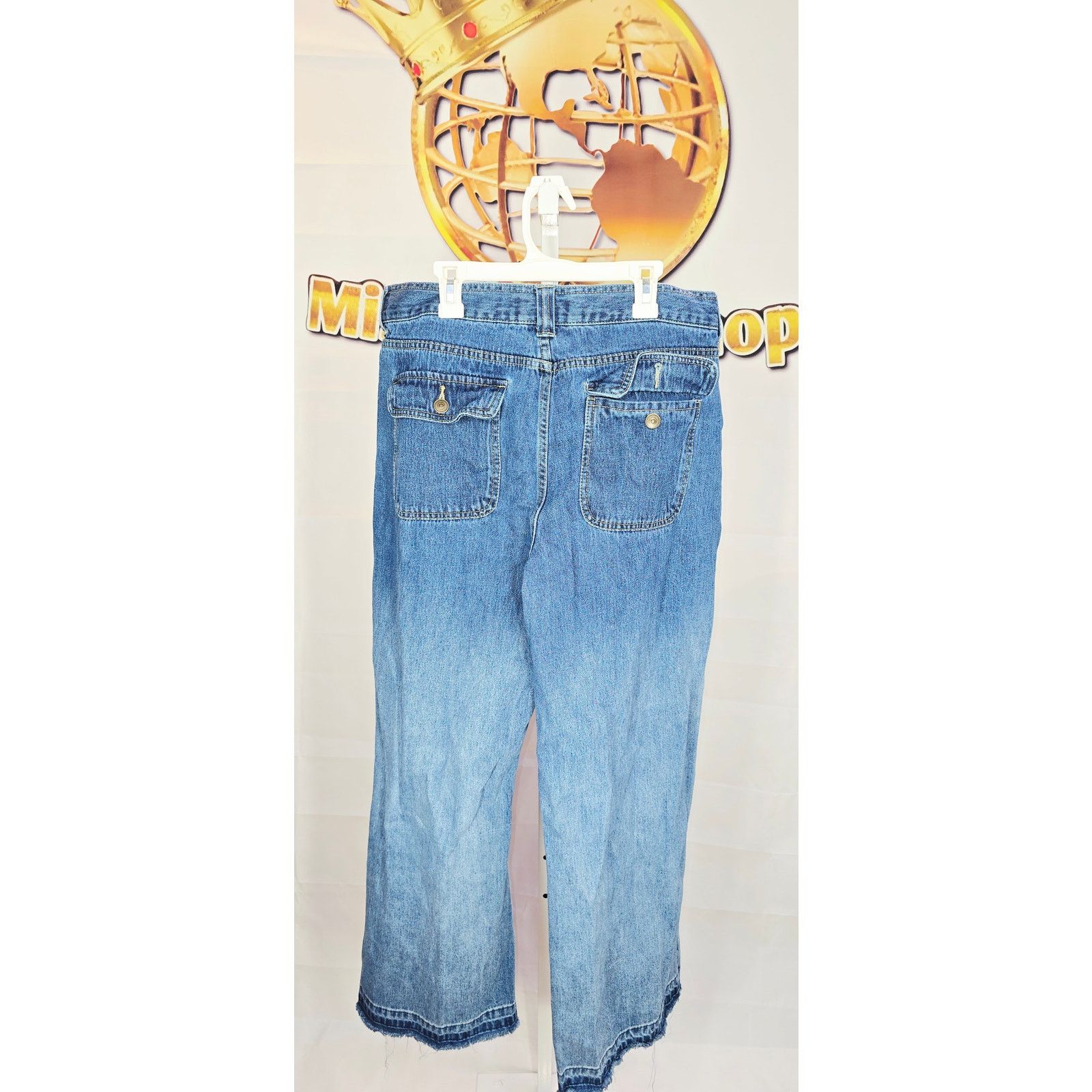 Other Fashion Nova High Waist Distressed Denim Jeans Blue Size 13 Size 34" / US 12 / IT 48 - 1 Thumbnail