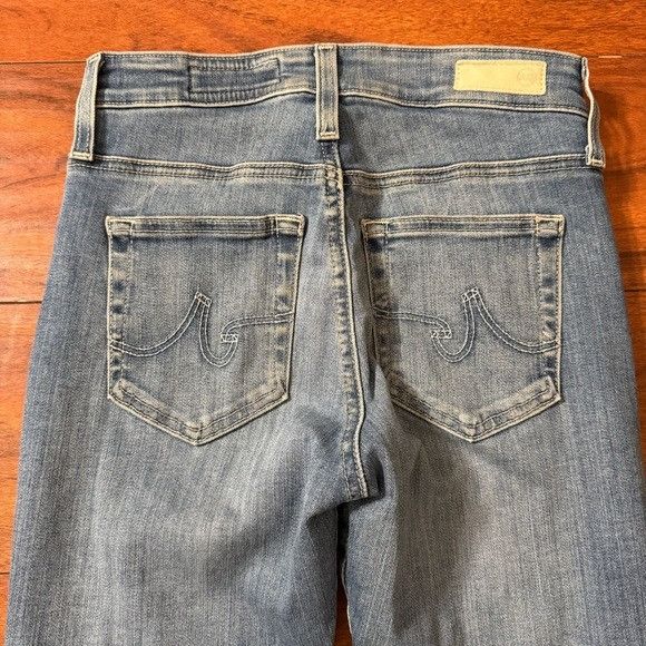 AG Adriano Goldschmied AG Adriano Goldschmied Light Blue Farrah Skinny Ankle High Size 25" / US 0 / IT 36 - 2 Thumbnail