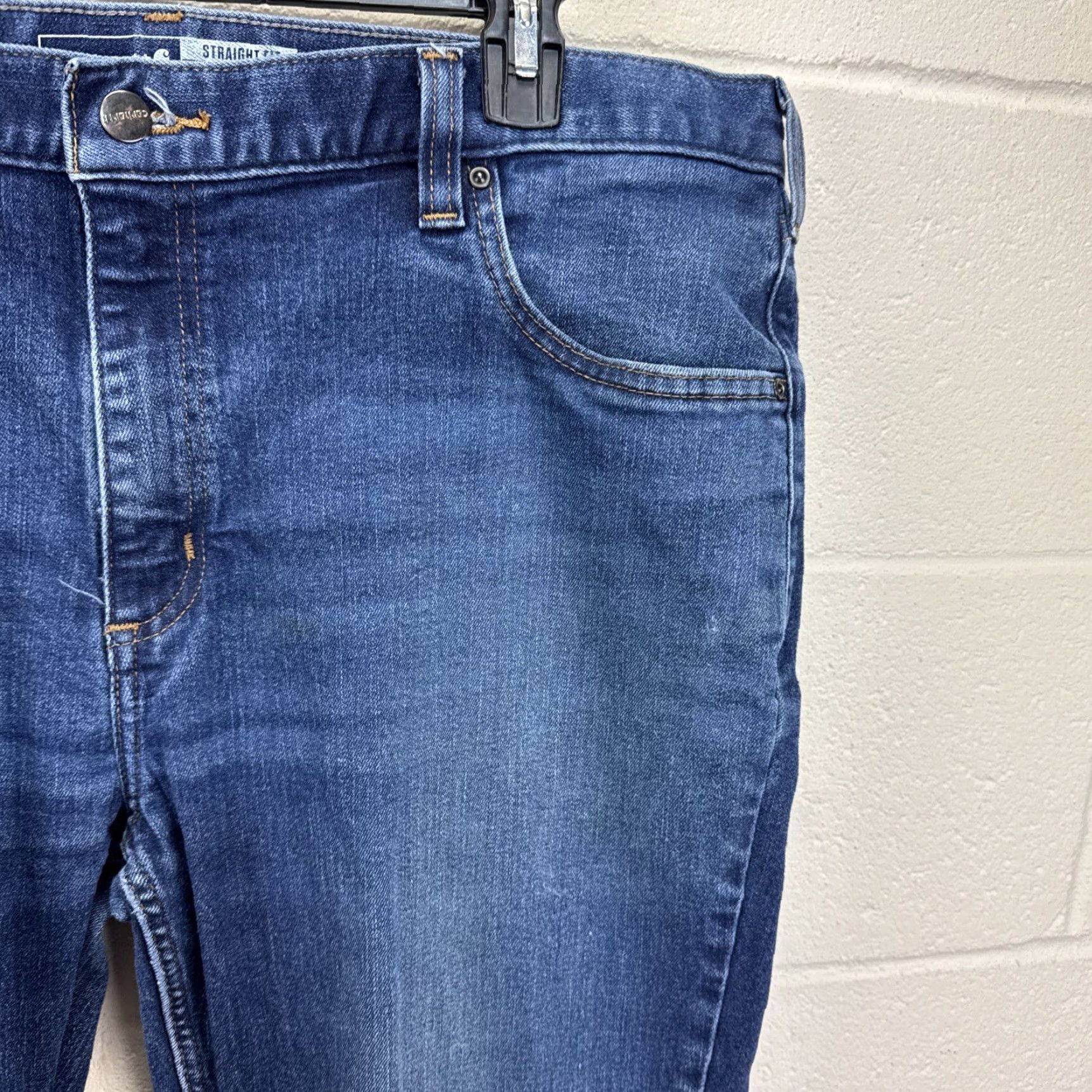 Carhartt Carhartt Jeans Men's 40x32 Force Straight Fit Low Rise 5-Pocket Tapered Blue Size US 40 / EU 56 - 3 Thumbnail