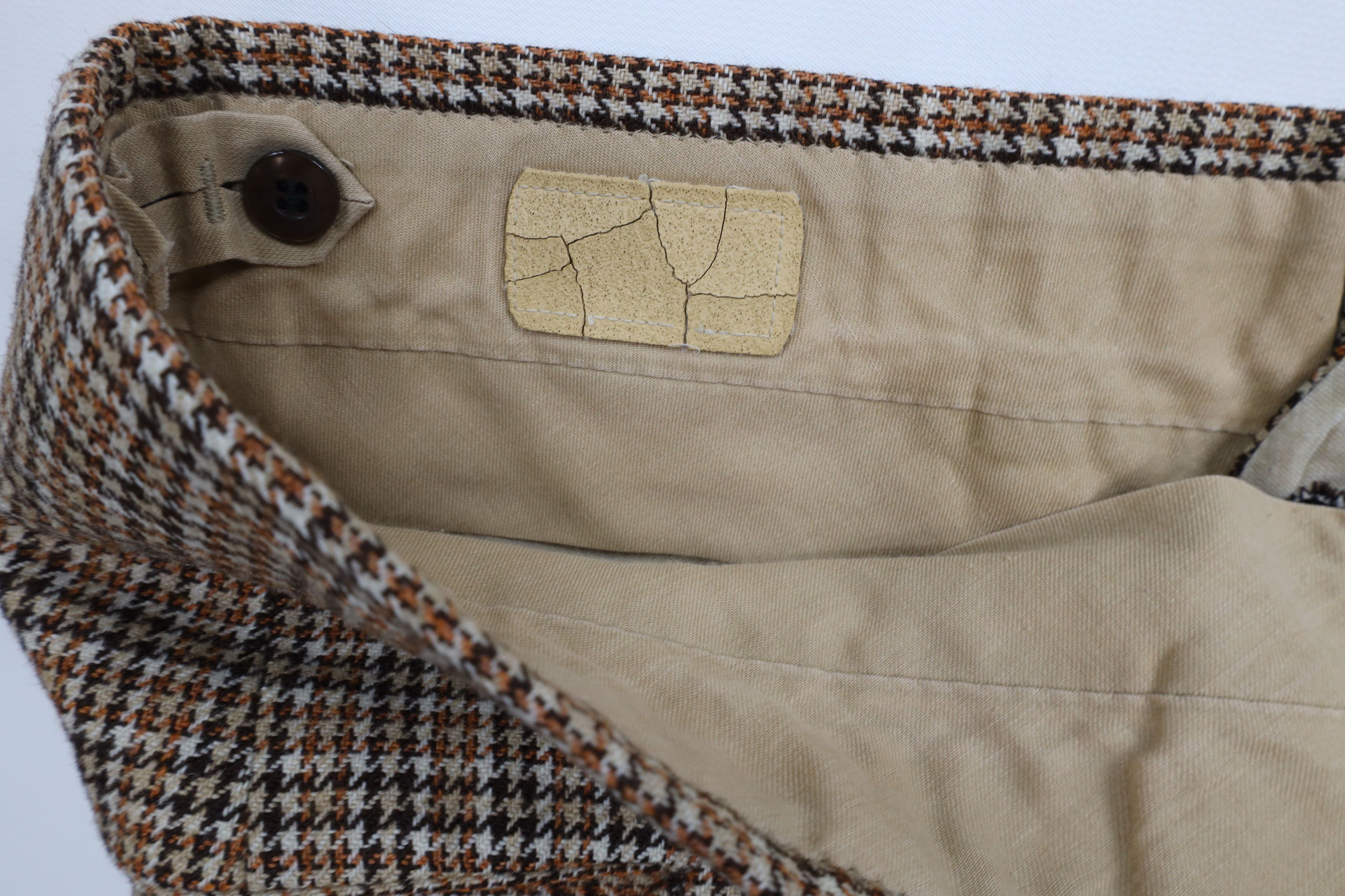 Vintage Vintage 70s Streetwear Bottoms Chino Pants Houndstooth USA Size US 38 / EU 54 - 9 Thumbnail