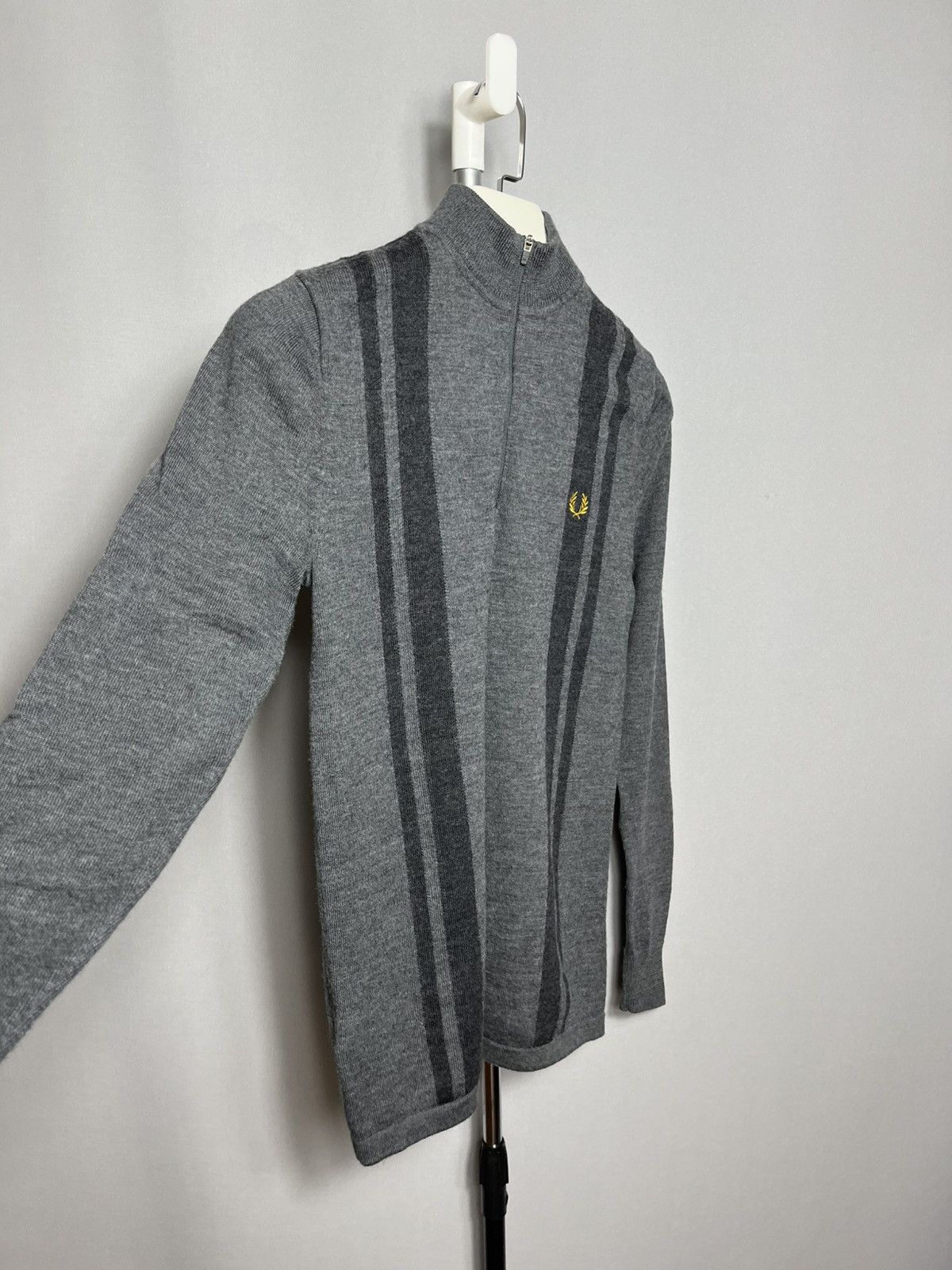 Fred Perry × Sports Specialties Fred Perry Bradley Wiggins cycling knit wool sweater 1/4 zip Size US XS / EU 42 / 0 - 3 Thumbnail