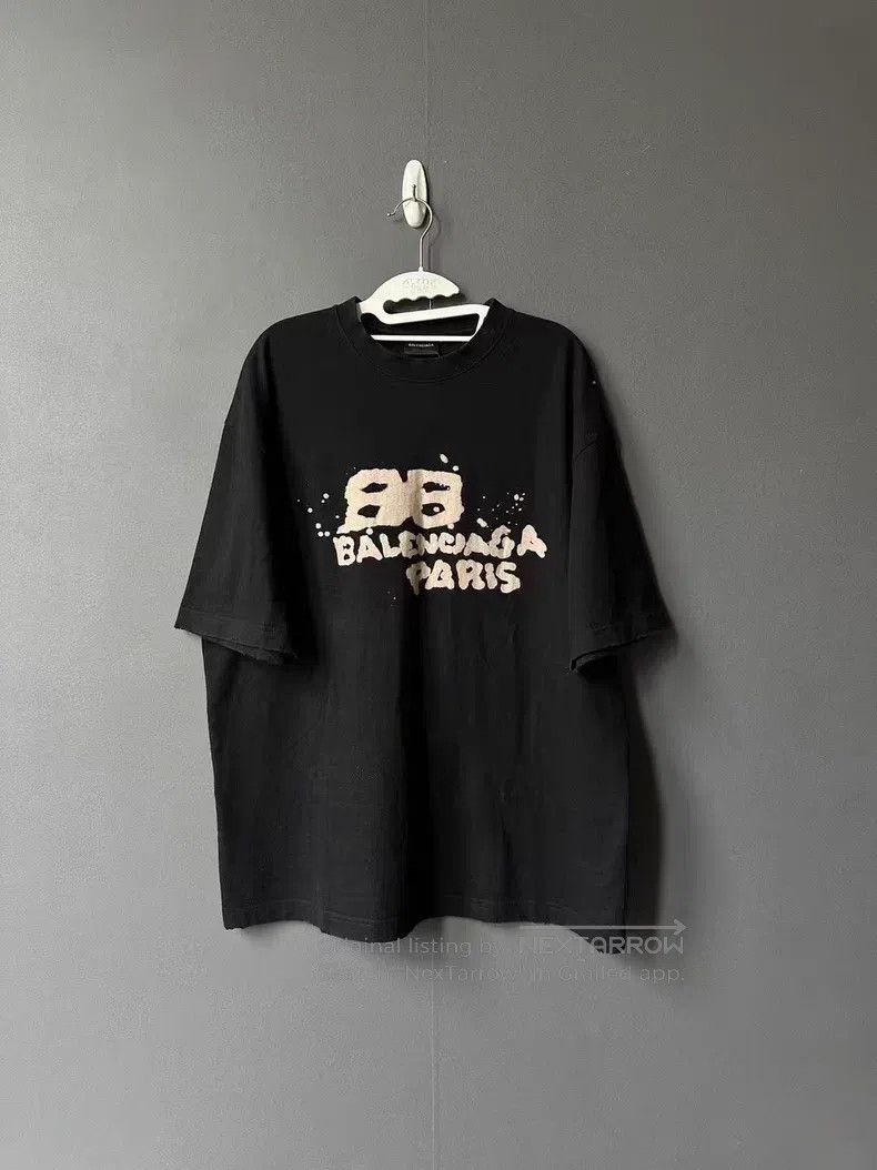 Balenciaga Balenciaga Graffiti Short Sleeve Size US M / EU 48-50 / 2 - 1 Thumbnail