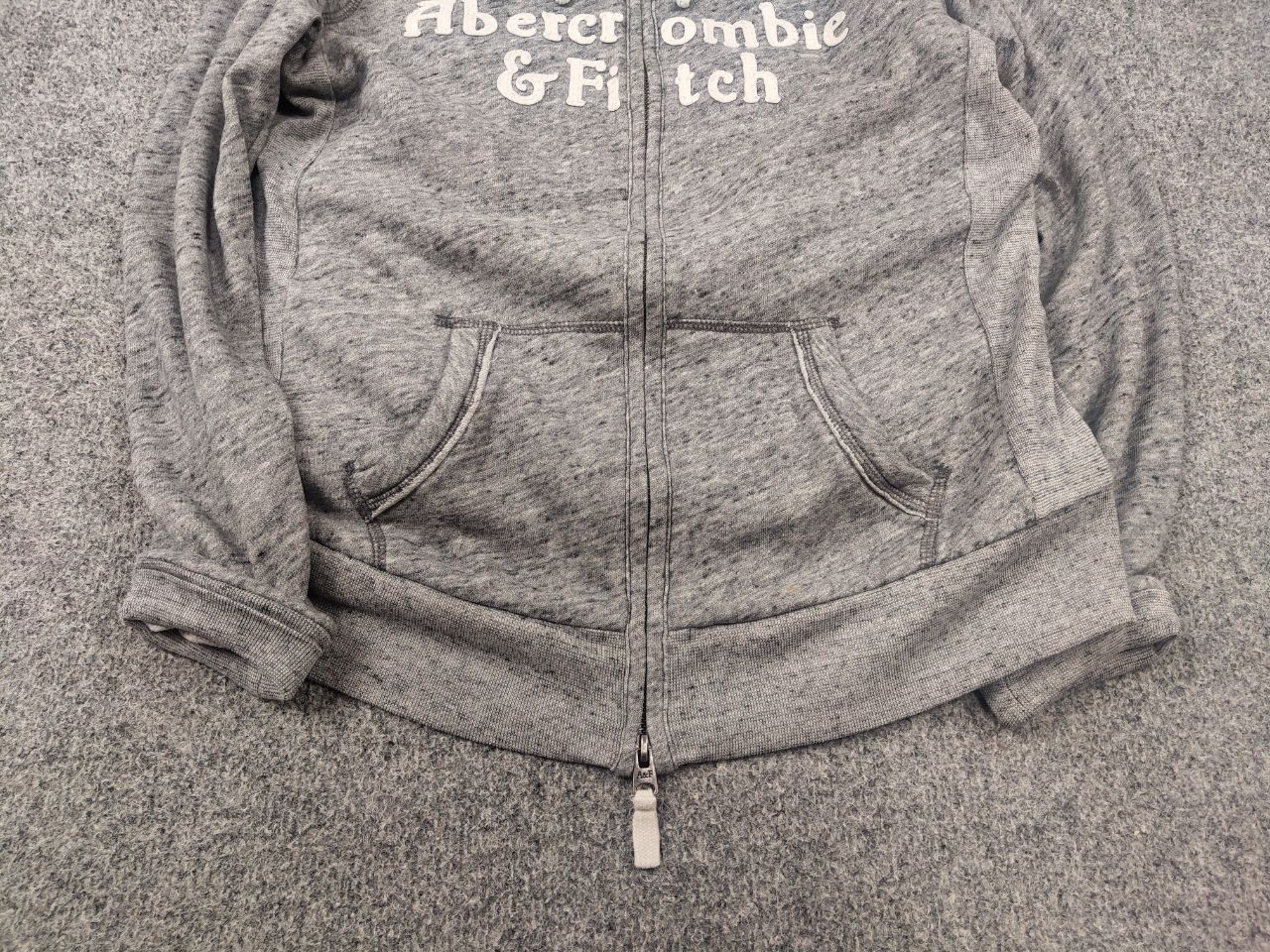 Abercrombie & Fitch Abercrombie & Fitch Vintage Zip Sherpa Fur Hoodie Y2K Style Size US M / EU 48-50 / 2 - 7 Thumbnail