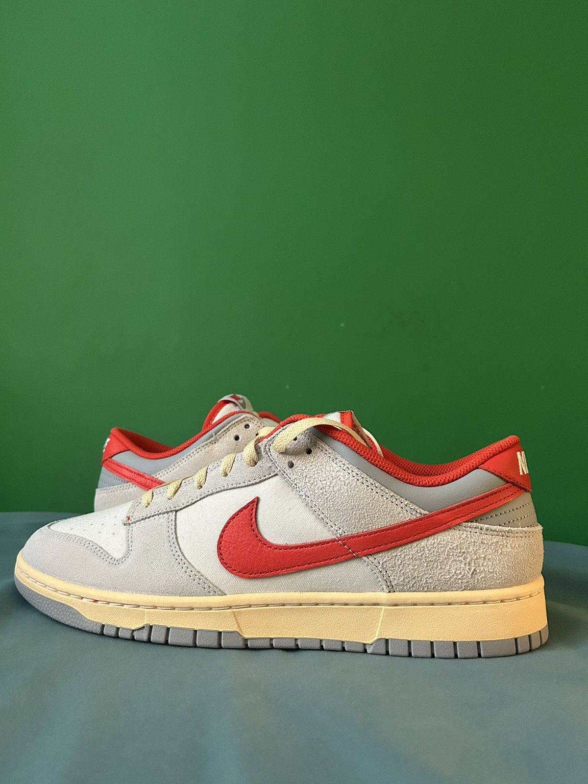 image of Nike Dunk Low 85 Athletic Department 2023 Shoes in White, Men's (Size 12)