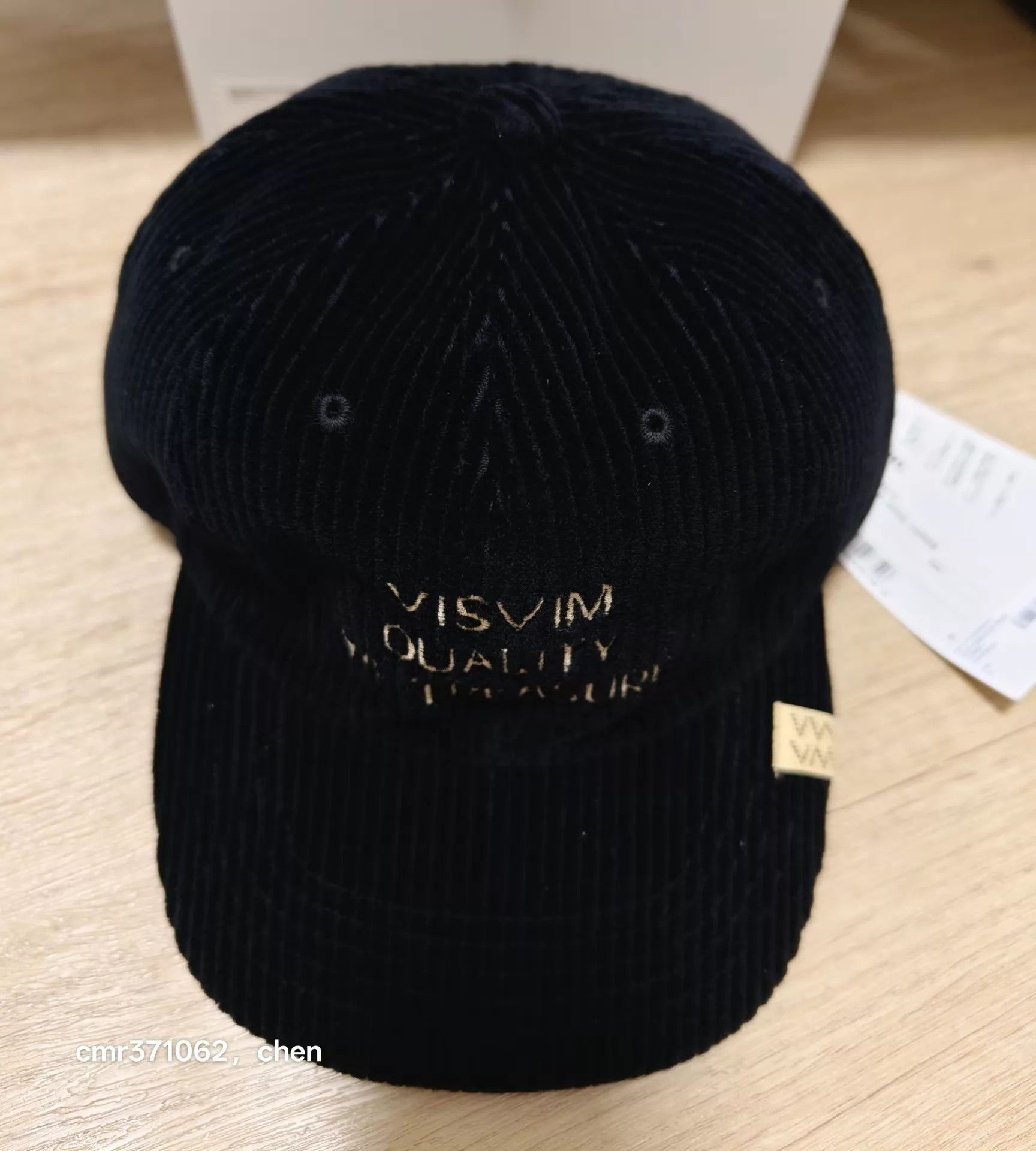Visvim VISVIM 25AW EXCELSIOR II Wool Cords Cap Black Size ONE SIZE - 1 Thumbnail