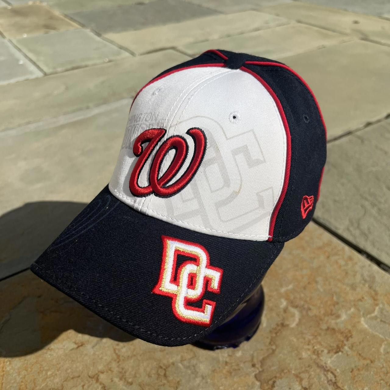 New Era Washington Nationals Two Tone Embroidered Stretch Fit Hat Size ONE SIZE - 1 Thumbnail