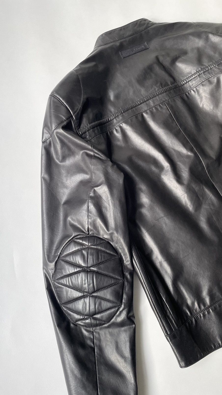 Prada S/S 07 Leather Motorcycle Jacket Size US M / EU 48-50 / 2 - 21 Thumbnail