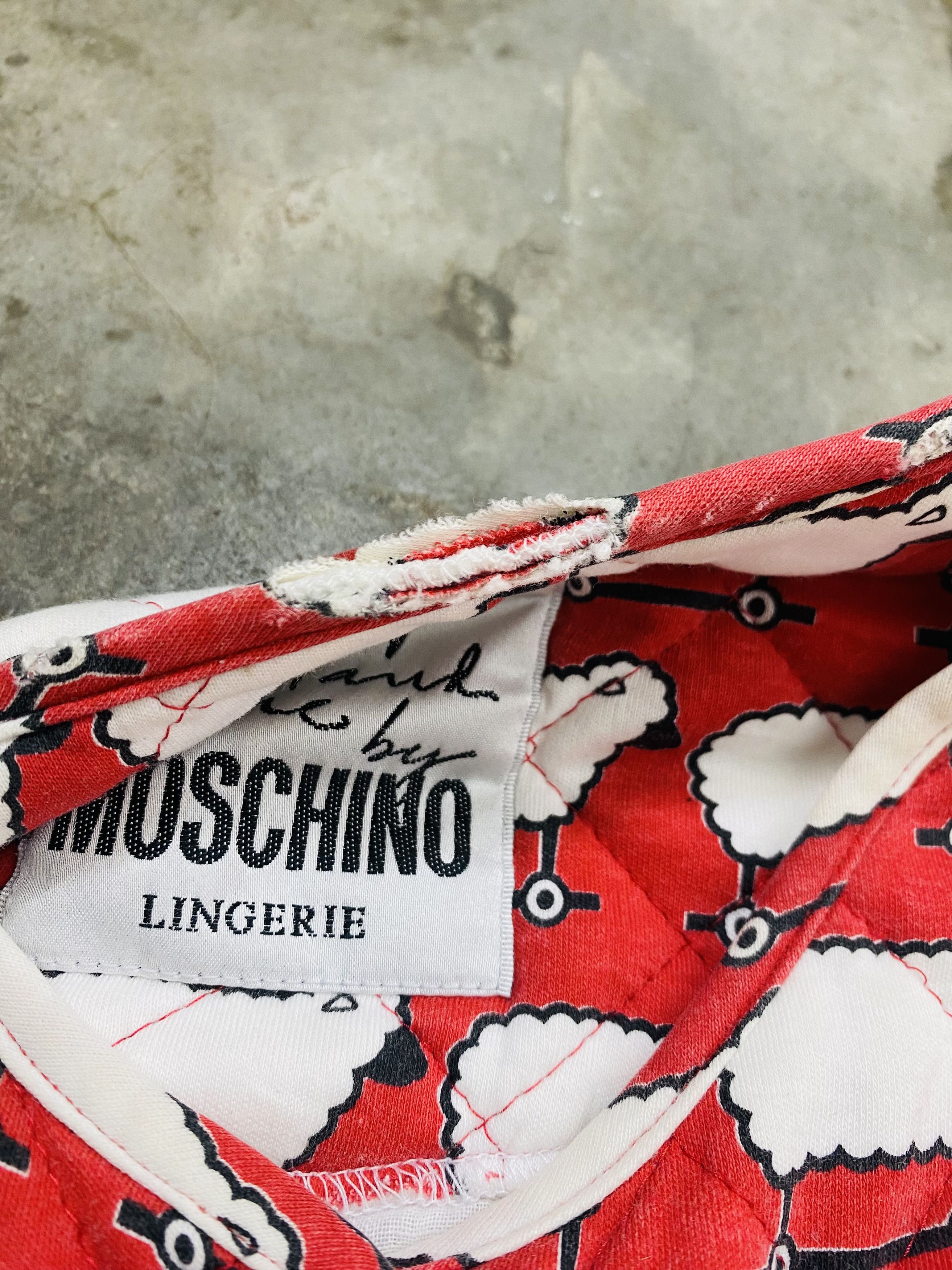 Moschino A13 Moschino Lingerie Full Print Sleepy Quilted Jacket Size L / US 10 / IT 46 - 10 Thumbnail