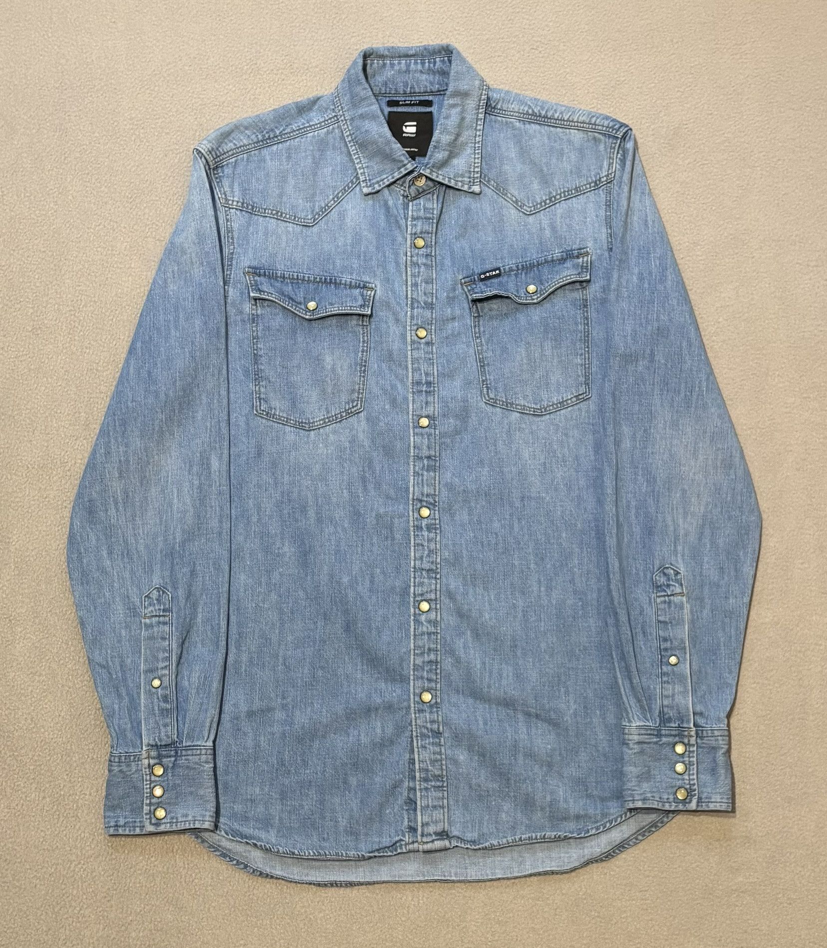 G-Star G-Star Raw 3301 Slim Shirt Size M Size US M / EU 48-50 / 2 - 5 Thumbnail