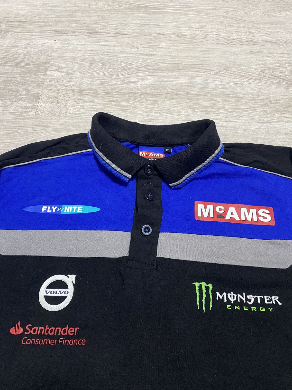 Yamaha McAMS Monster Energy Yamaha Racing BSB Official Team Polo Size US XL / EU 56 / 4 - 2 Thumbnail