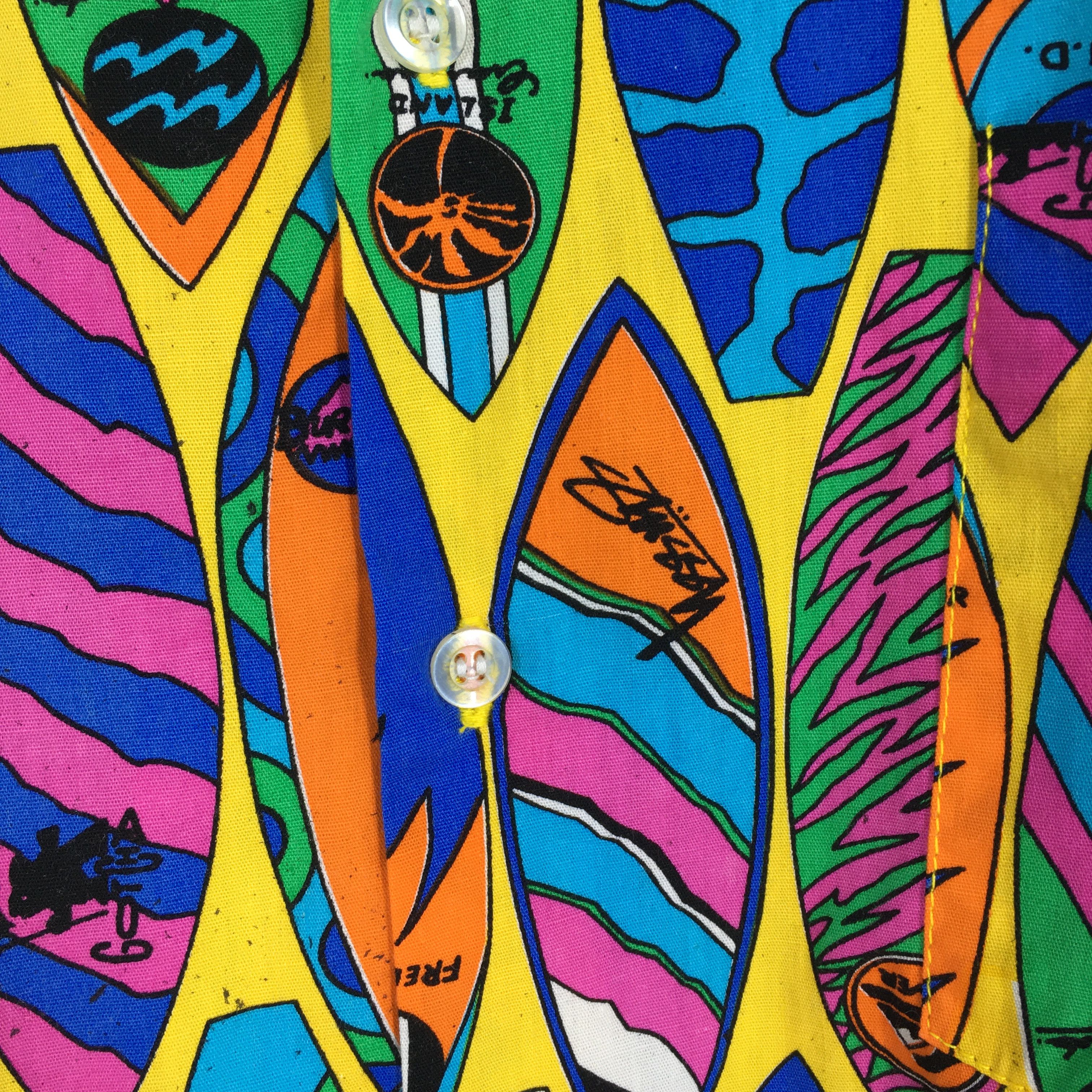 Vintage Vintage 80s Hawaiian Aloha Surfboard Shirts Medium Size US M / EU 48-50 / 2 - 7 Thumbnail