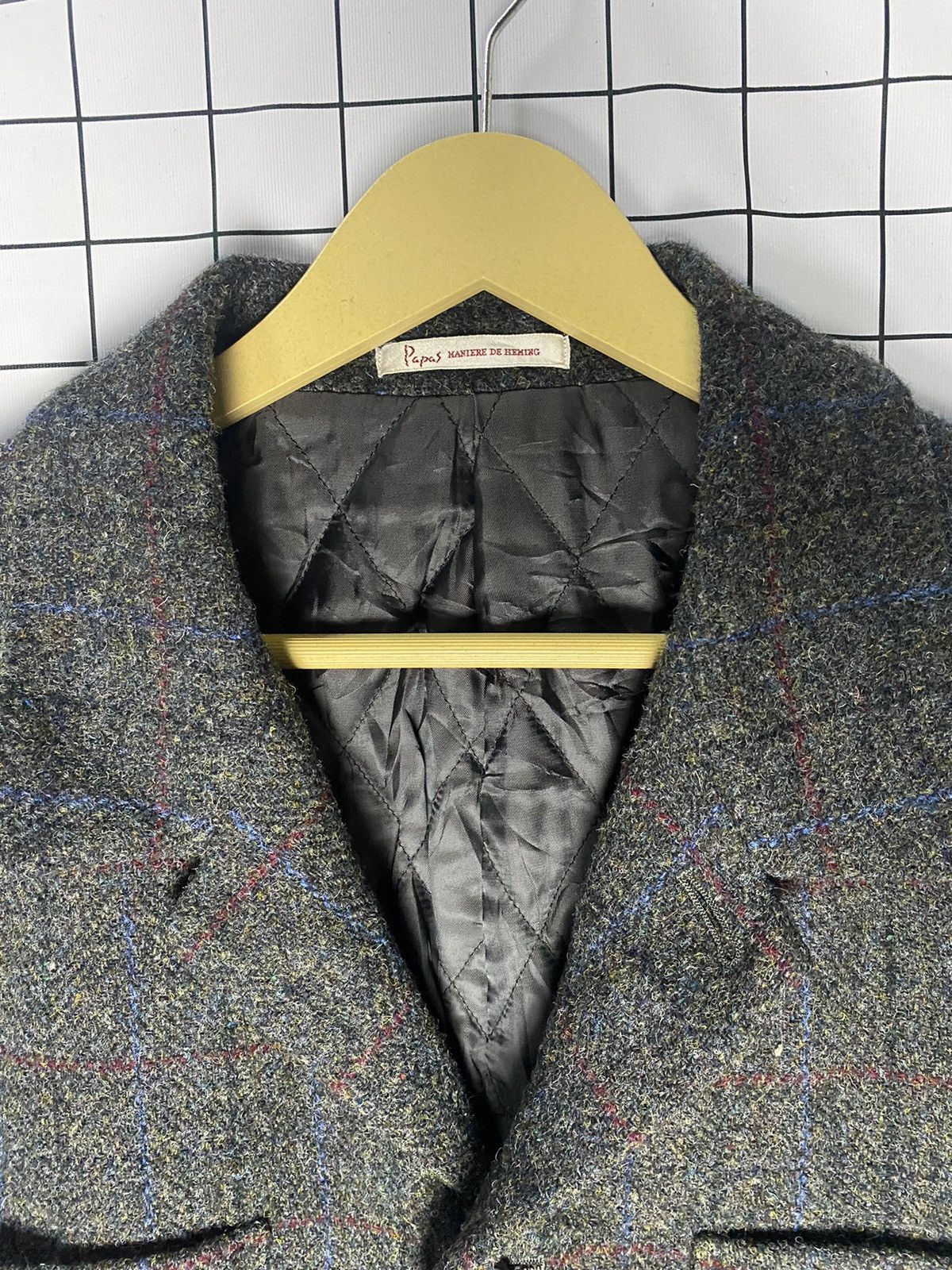 Harris Tweed Vintage Papas Hand Woven Harris Tweed Wool Jacket Size US L / EU 52-54 / 3 - 7 Thumbnail