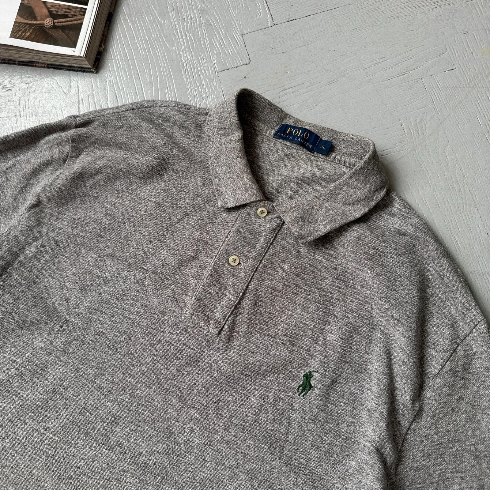 Polo Ralph Lauren Vintage Polo by Ralph Lauren Preppy Cotton Long Sleeve Shirt Size US XL / EU 56 / 4 - 4 Thumbnail