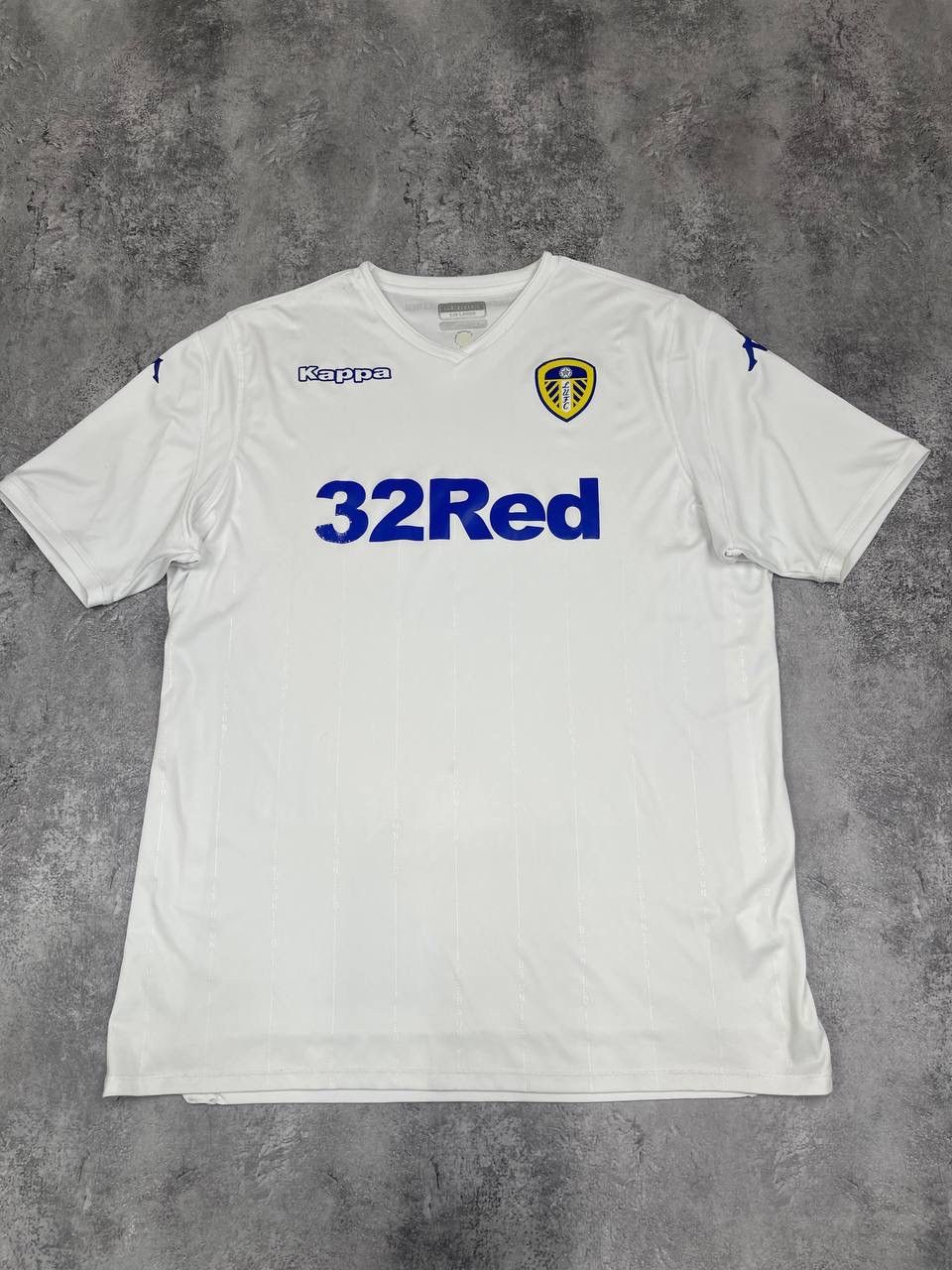 Kappa Kappa Leeds United Men Football Jersey Home 32Red White 3XL Size US XXL / EU 58 / 5 - 1 Thumbnail