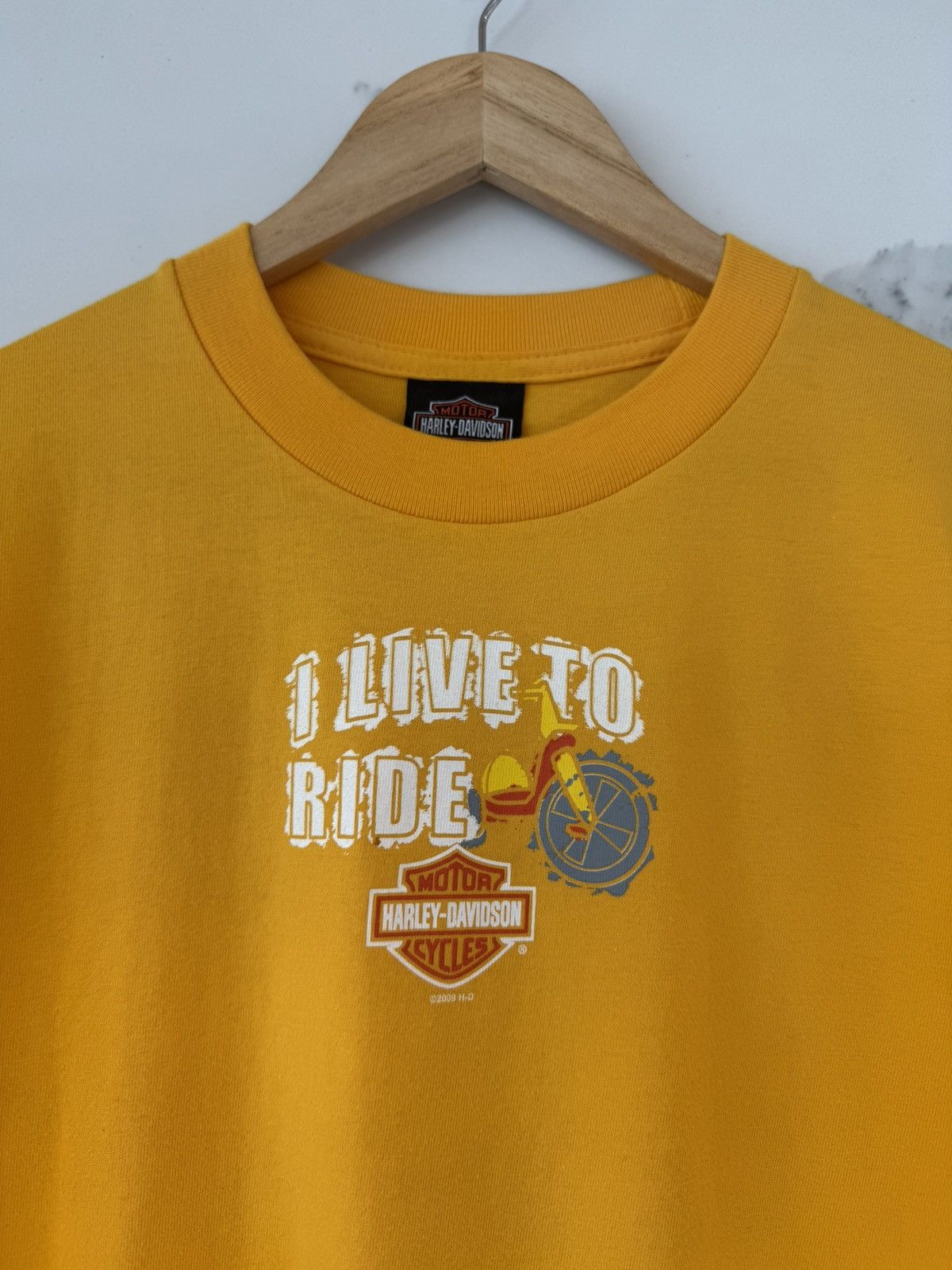 Harley Davidson 2009 Harley Davidson I Live To Ride T Shirt Size US S / EU 44-46 / 1 - 2 Thumbnail
