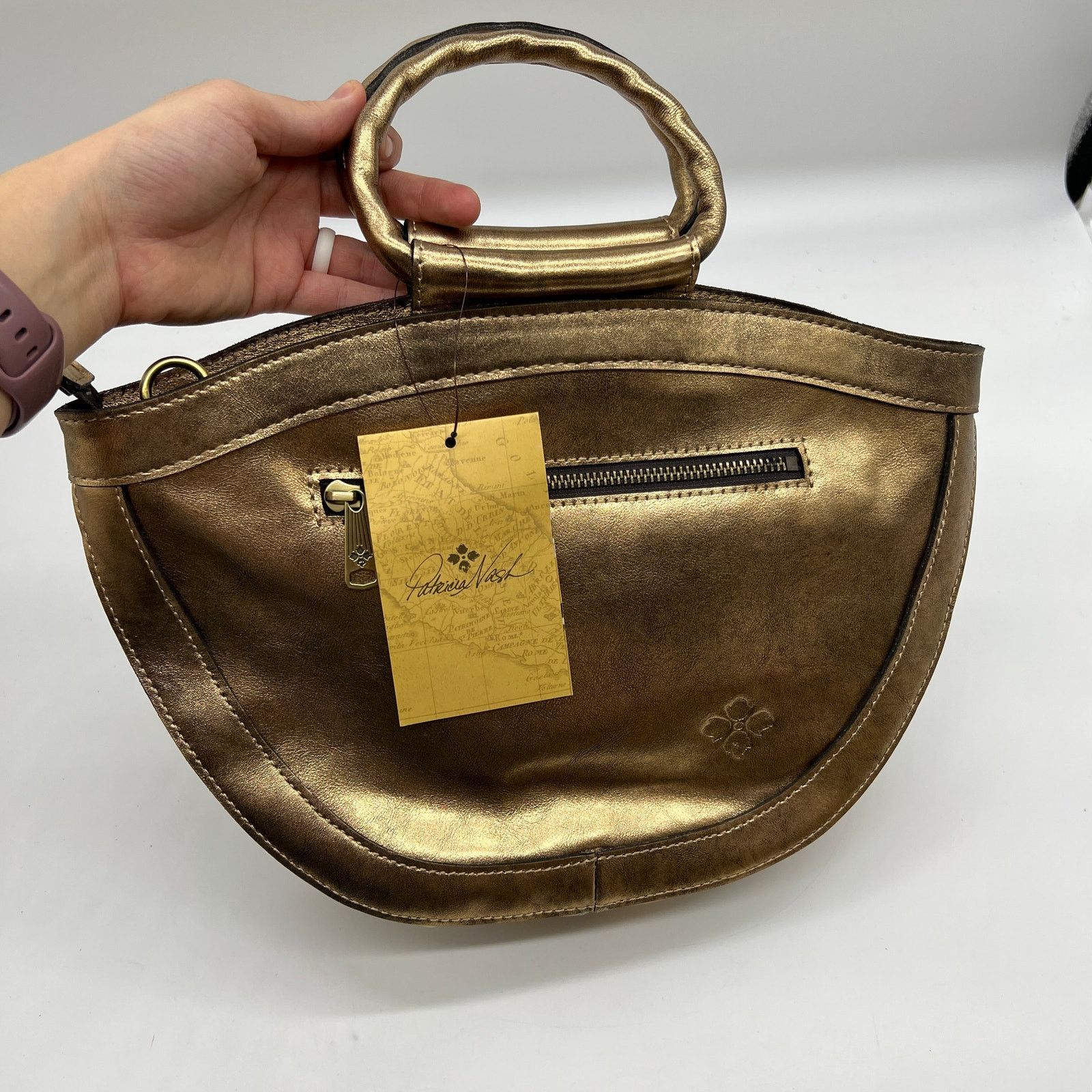 Other Patricia Nash Leather Ossi Satchel Women Handbags with C Size ONE SIZE - 14 Thumbnail