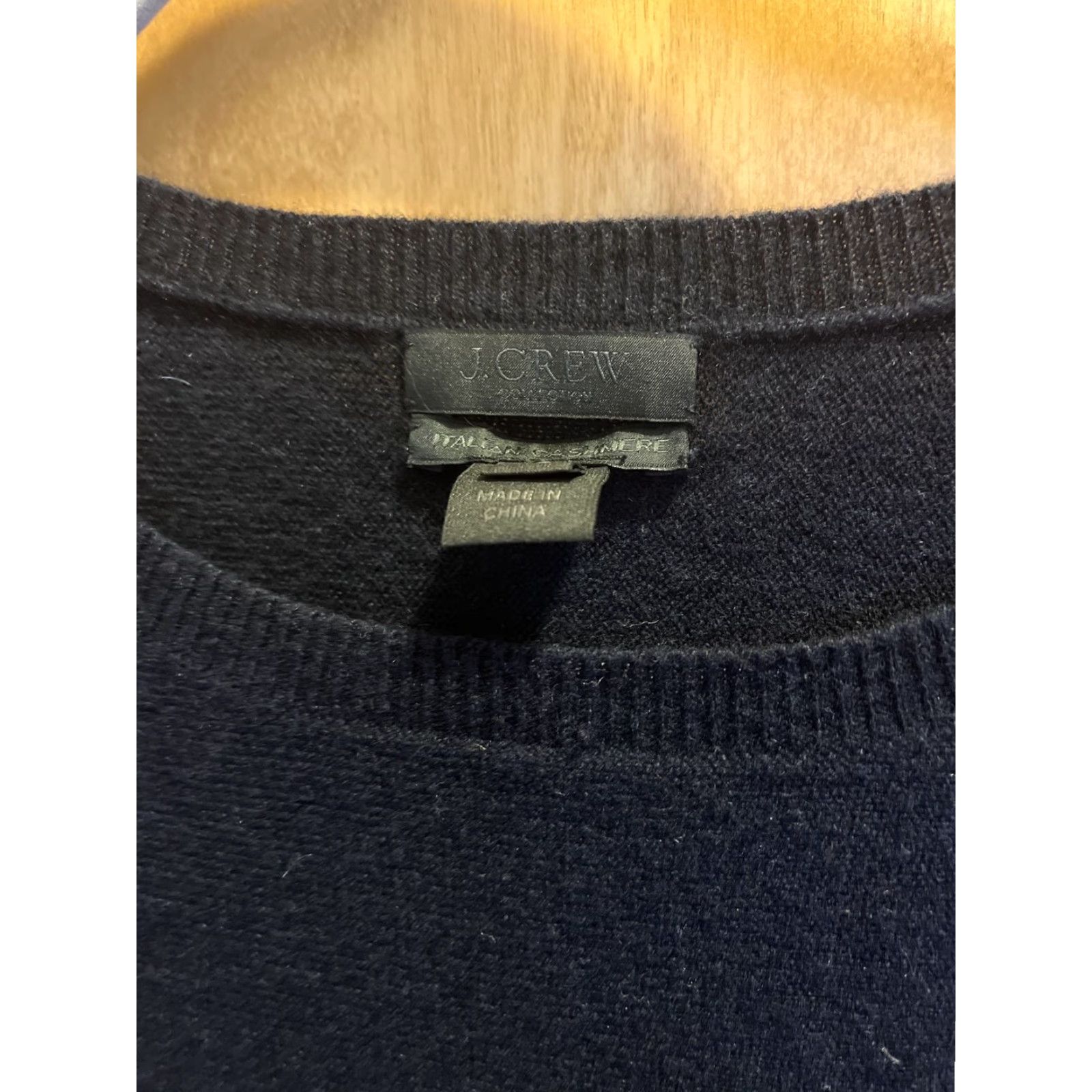 J.Crew VINTAGE J.CREW Women’s Sweater Crew Neck XS Blue Cashmere All Seasons Size XS / US 0-2 / IT 36-38 - 2 Thumbnail