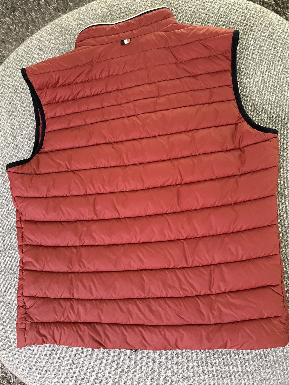 Hugo Boss Hugo Boss Red Quilted Puffer Vest Size US L / EU 52-54 / 3 - 4 Thumbnail