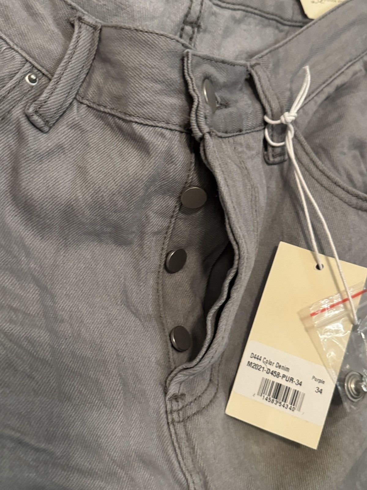 MNML MNML D444 Color Straight Denim - Purple Size US 34 / EU 50 - 4 Thumbnail