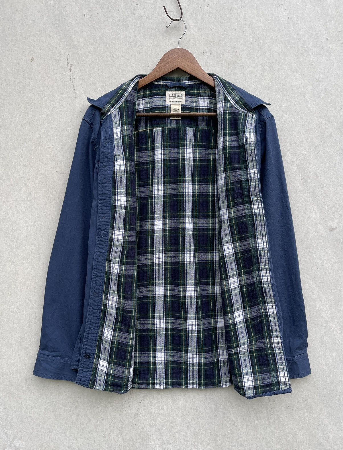 L.L. Bean × Todd Snyder 🔥Vintage L.L. Bean Men's Flannel-Lined Hurricane Shirt Size US L / EU 52-54 / 3 - 9 Thumbnail