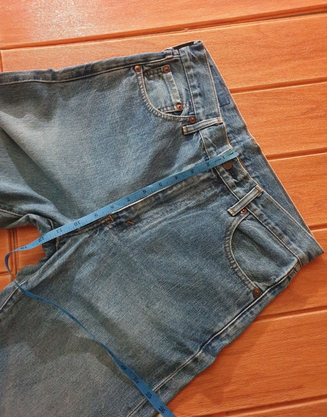 Levi's 💥Vintage Levis big E 502 Salvedge J22 denim pant Size US 30 / EU 46 - 14 Thumbnail