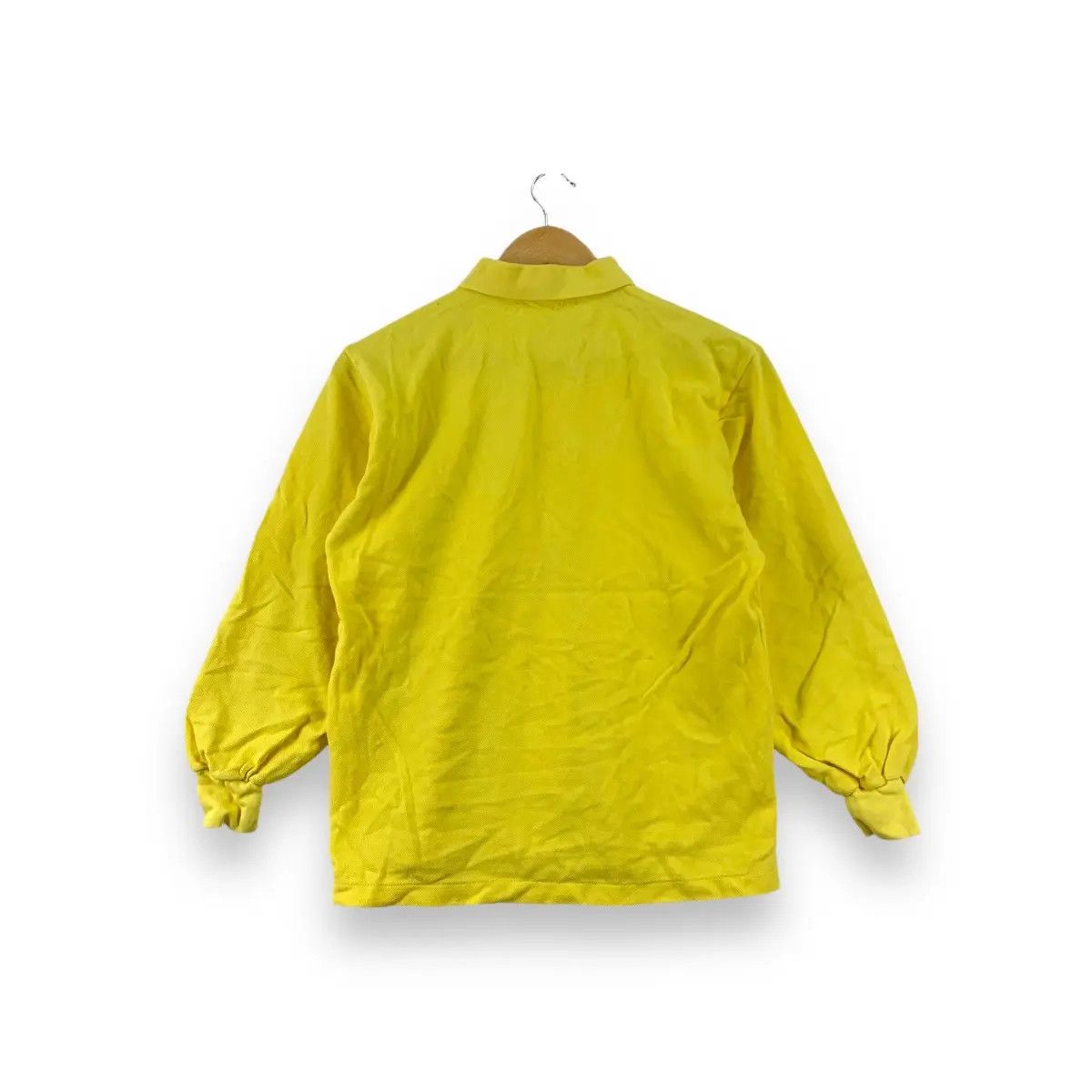 Vintage Vintage 90’ COCCO CROCO ITALY Yellow Polo Tee Shirt Size US L / EU 52-54 / 3 - 3 Thumbnail