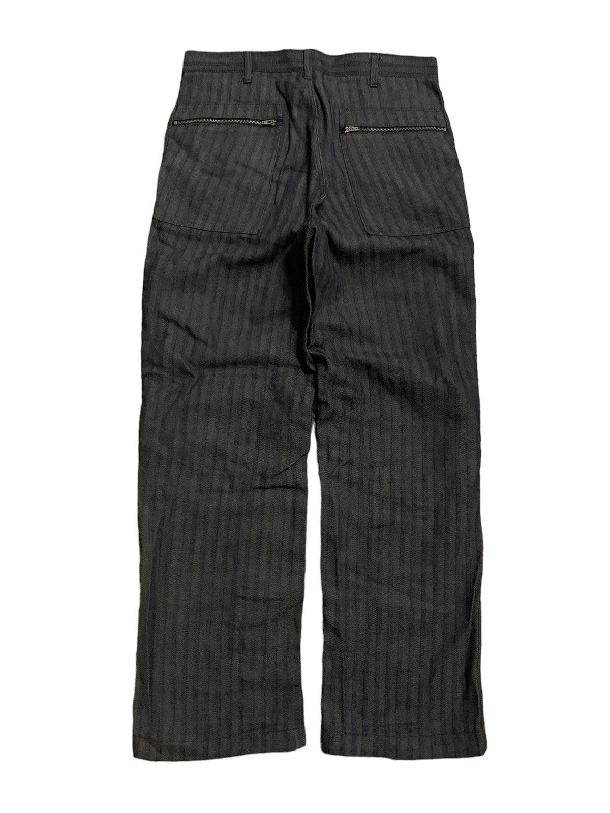 Comme des Garcons Homme Plus 💥Japanese designer GGD Grand Global Stripe Pant Size US 32 / EU 48 - 2 Thumbnail
