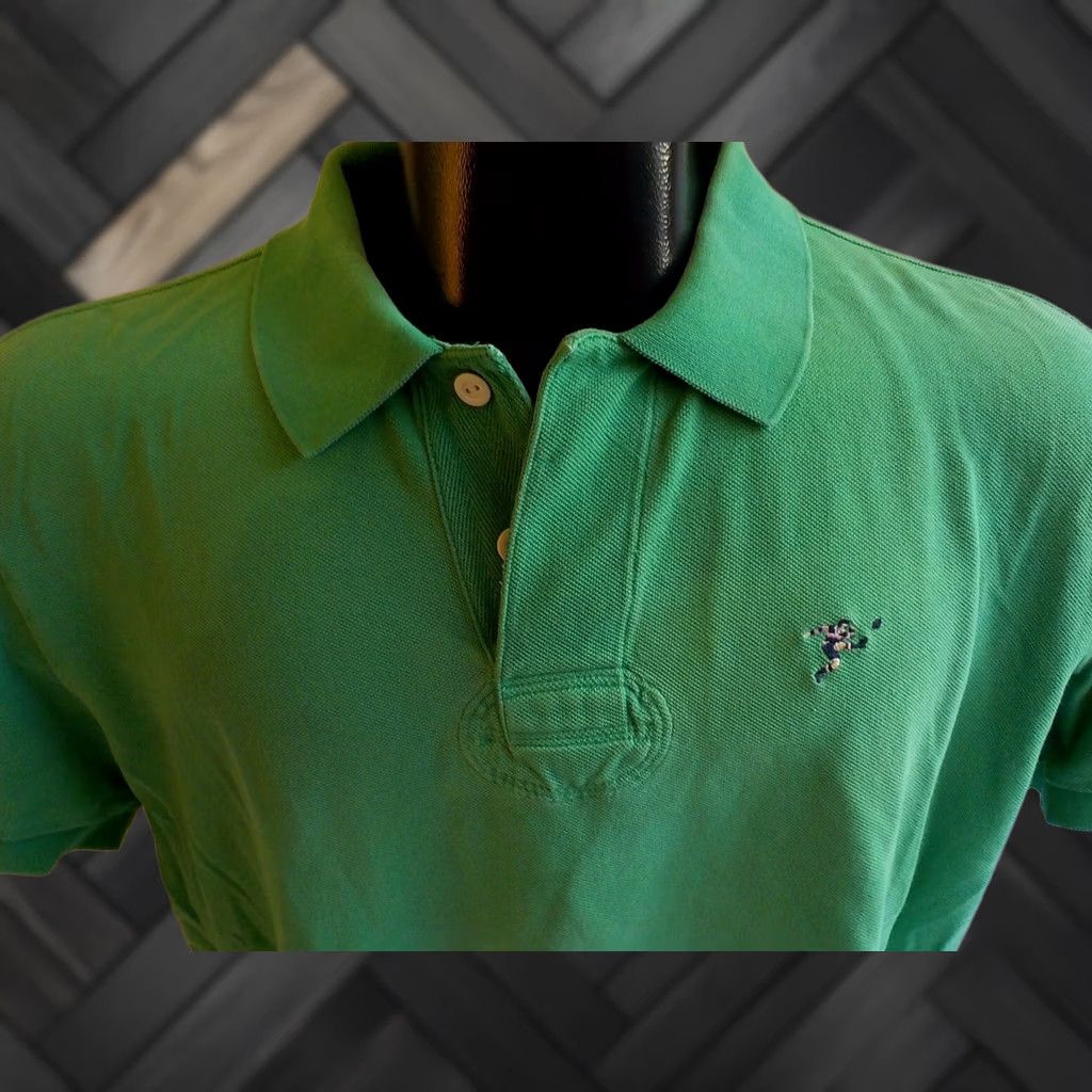 Ralph Lauren RALPH LAUREN RUGBY Polo Shirt Short Sleeve Rugby Player Logo Green SZ XL Men Size US XL / EU 56 / 4 - 1 Thumbnail