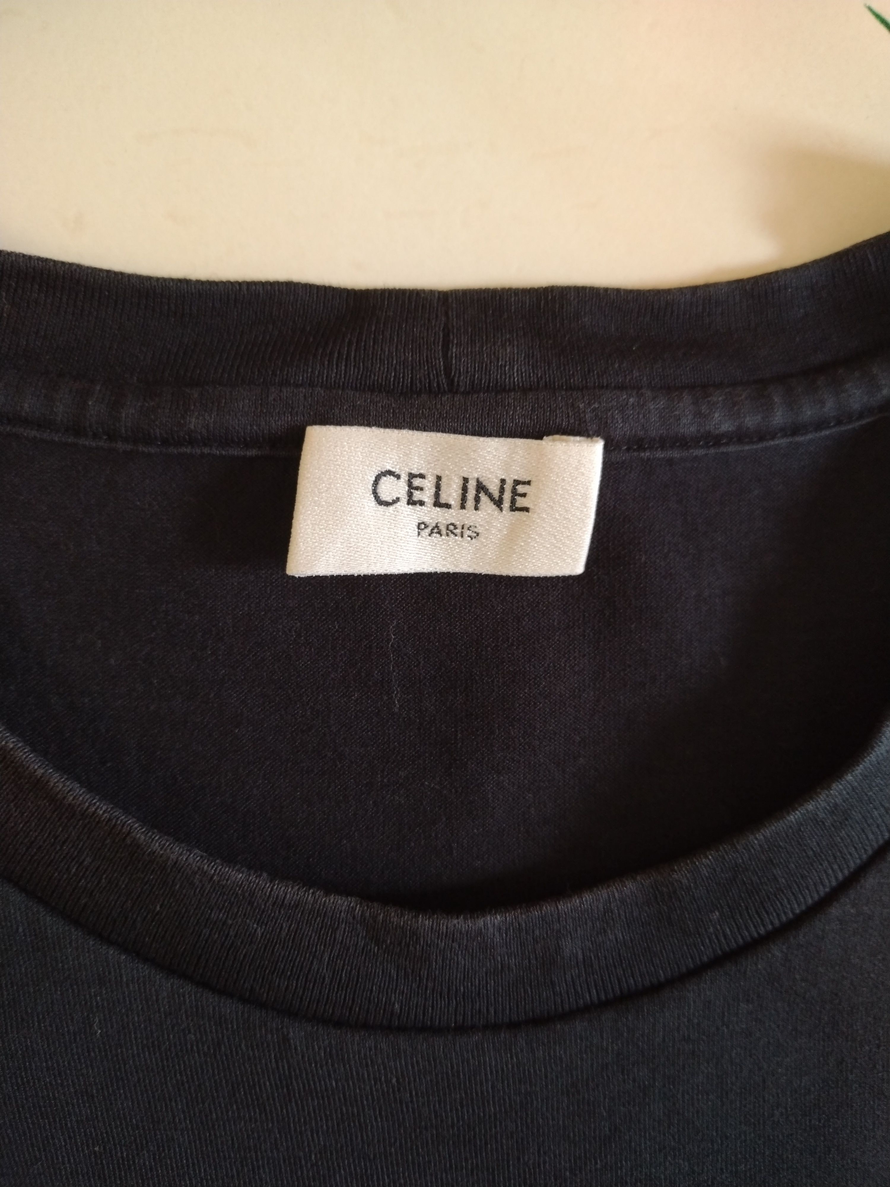 Celine 🔥Last drop! Cool Distressed LISA BLACKPINK Celine Black Tee Size US L / EU 52-54 / 3 - 21 Thumbnail