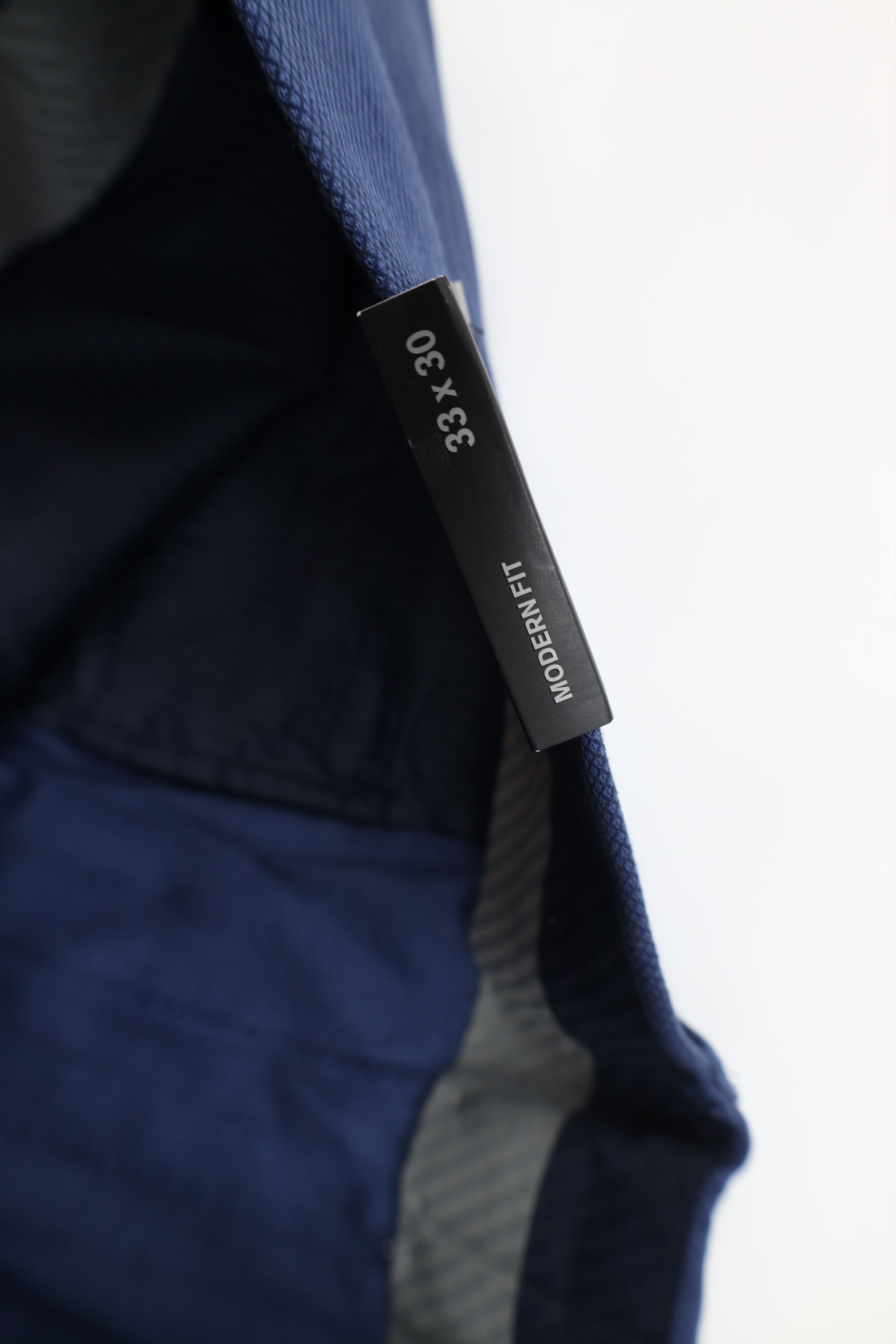 Express New Express Modern Fit Straight Leg Chino Pants Blue Size US 33 - 10 Thumbnail