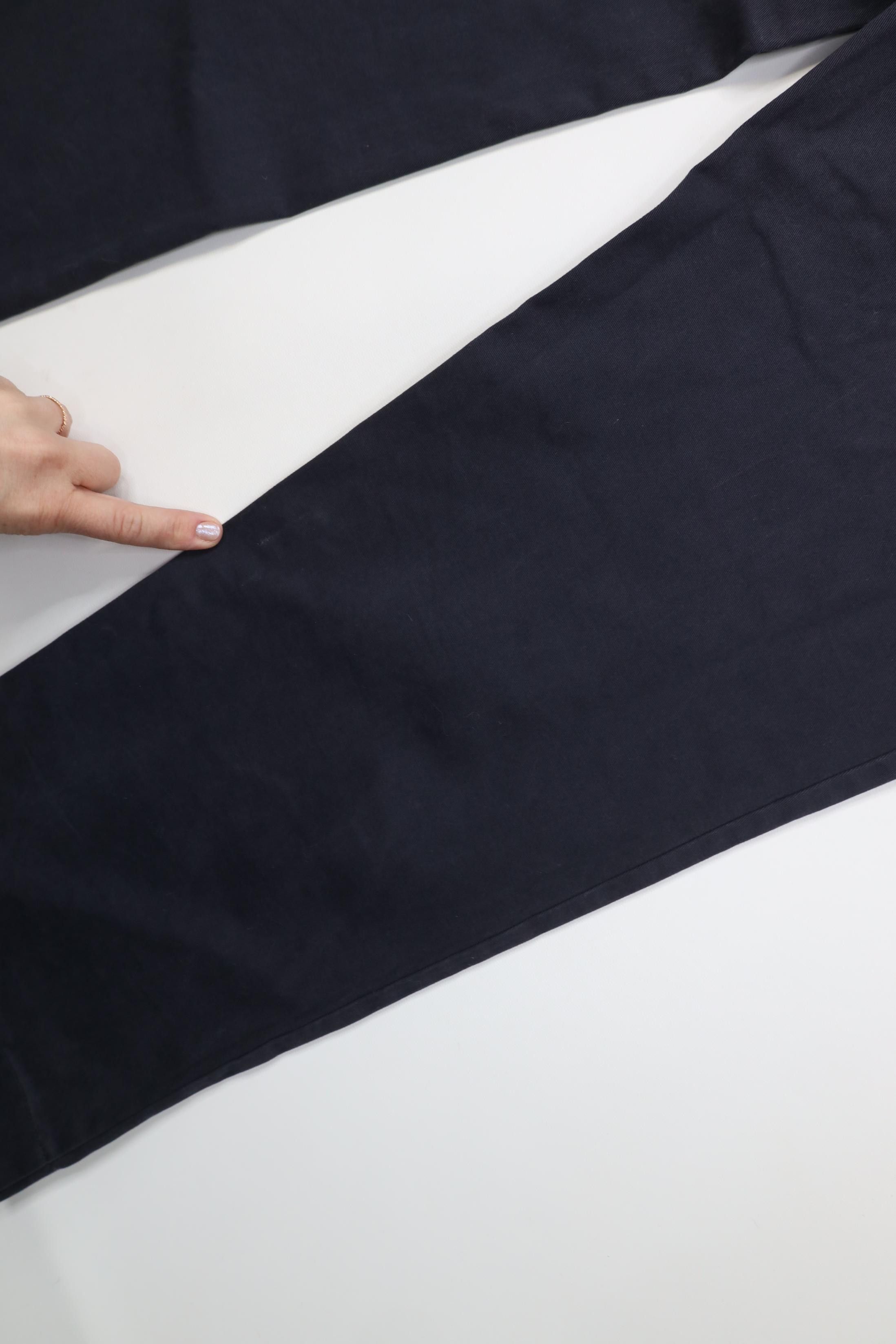 Polo Ralph Lauren Vintage 90s Ralph Lauren Wide Leg Chino Pants Cotton Blue Size US 38 / EU 54 - 15 Thumbnail