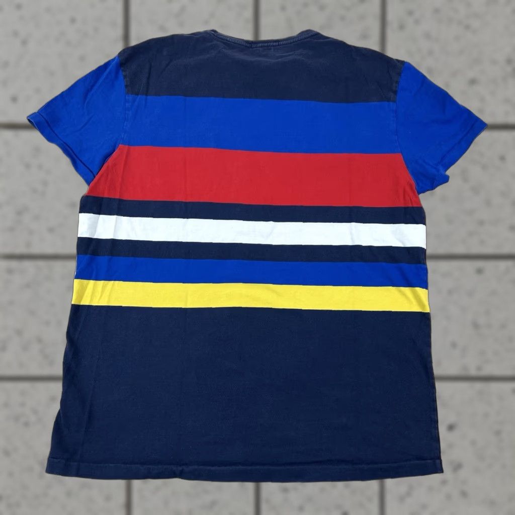 Polo Ralph Lauren Polo Ralph Lauren T-Shirt Multicolor Striped Pocket Embroidered Classic Crew Neck Short Sleeve Size M Men Regular Colorful Preppy Designer Size US M / EU 48-50 / 2 - 1 Thumbnail