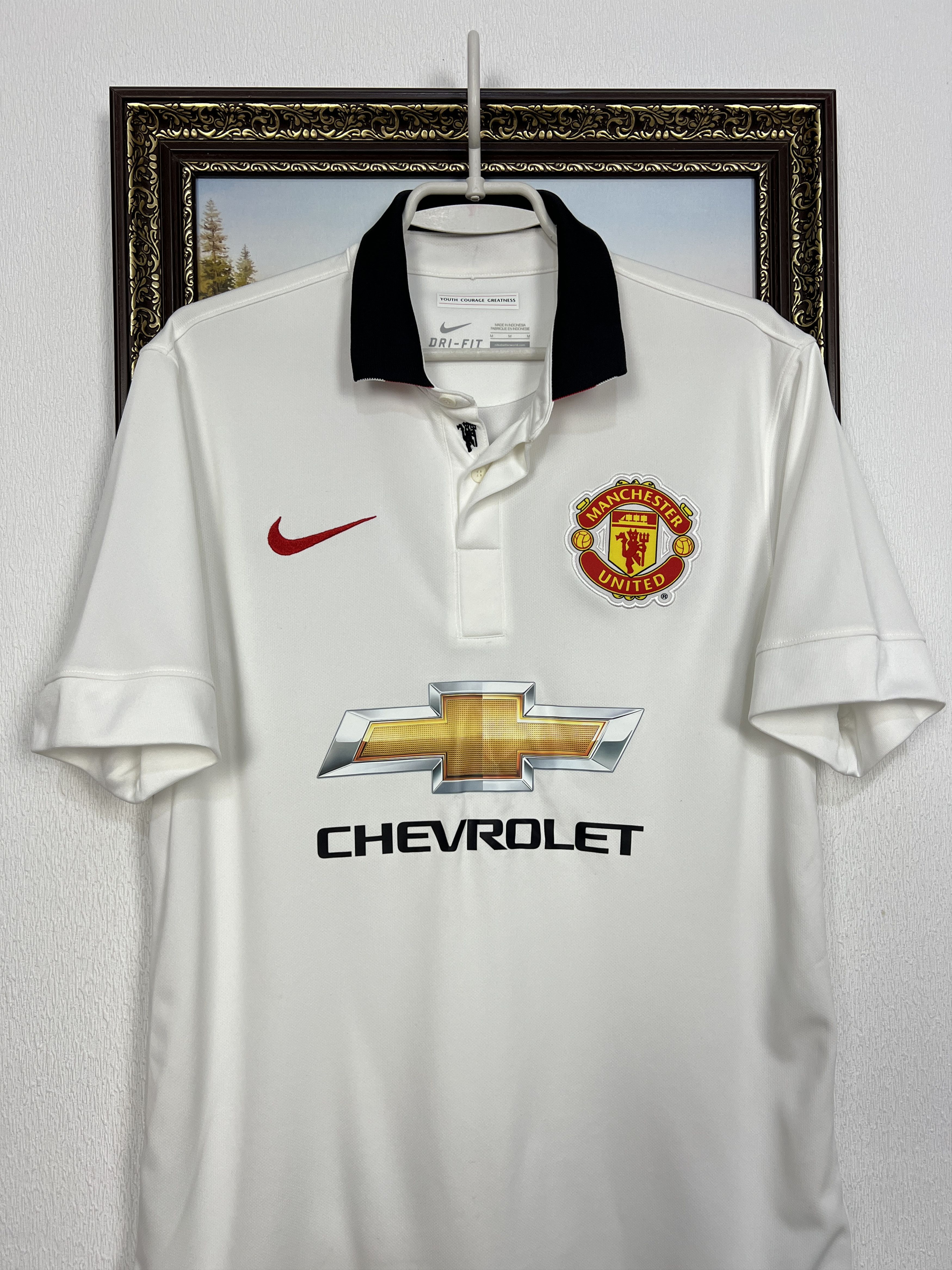 Nike Manchester United football shirt 2014 Soccer Jersey Trikot Size US M / EU 48-50 / 2 - 2 Thumbnail