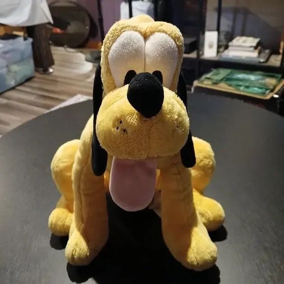 Other Pluto Plush 14" Stuffed‎ Animal Toy Authentic Green Collar Size ONE SIZE - 1 Thumbnail